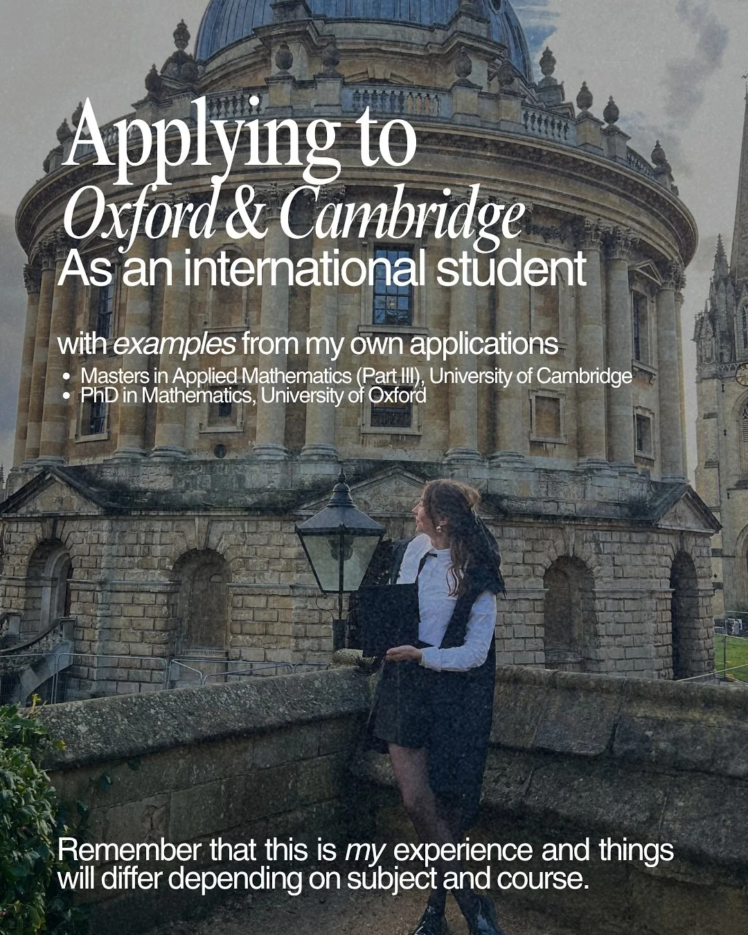 Tips for applying to Oxford and Cambridge! Any questions? Comment below ⬇️ 

#oxford #cambridge #oxbridge #application
