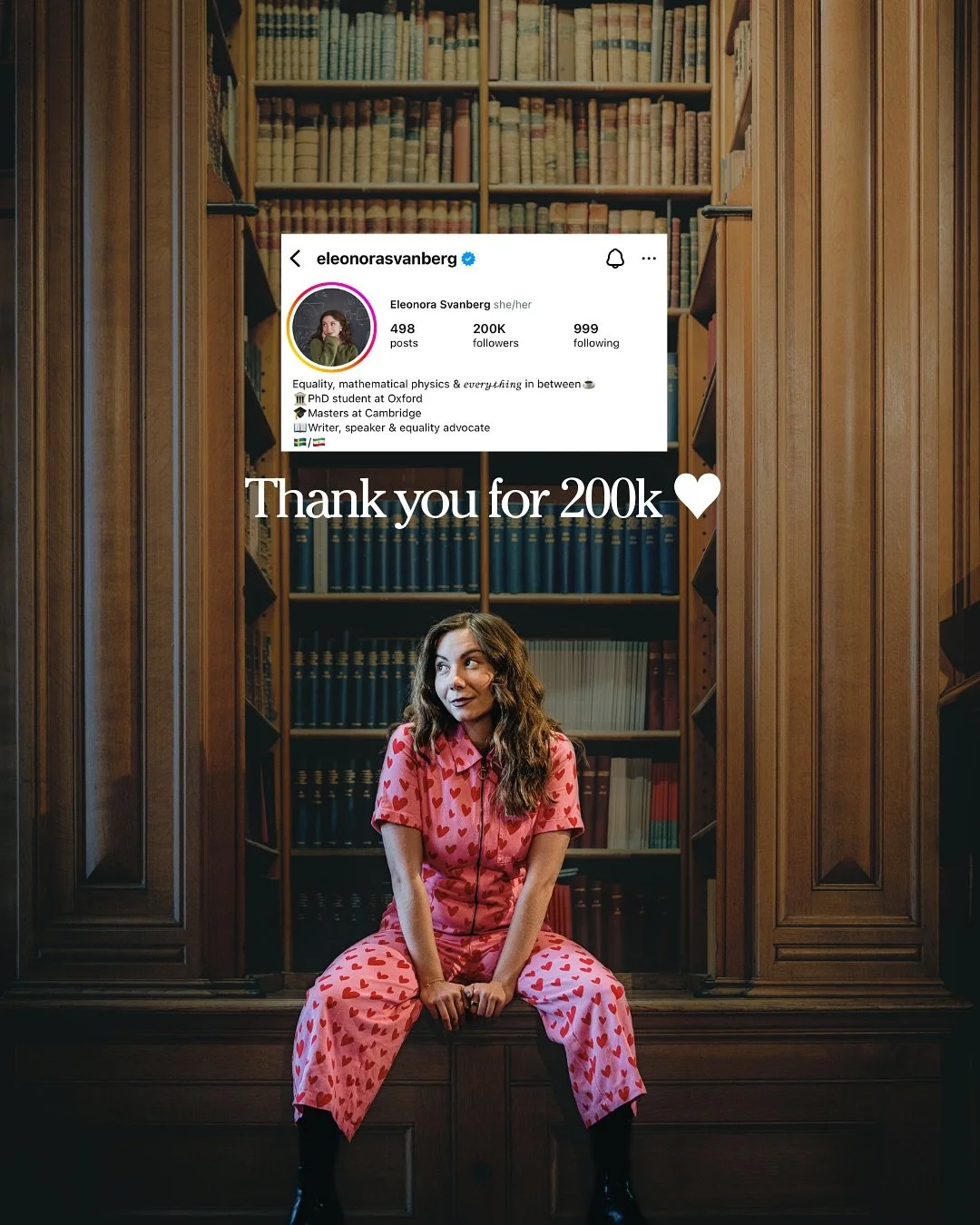 Thank you so much for the support these years, it truly means a lot to me 🩷

First photo credit: @photosbylaurasmith for @womengineer !
