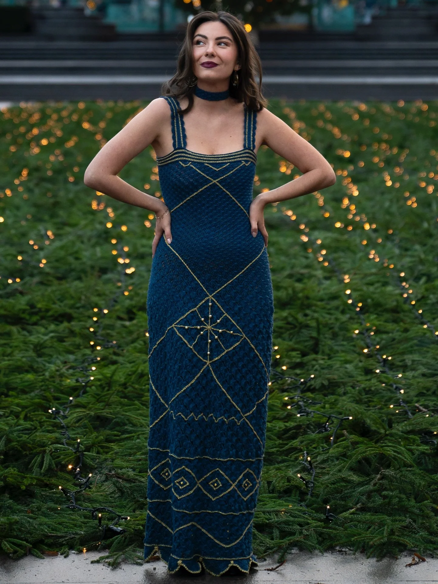 Mathematics is creative and crocheting is mathematical 🧶 ✨ 

Yesterday I had the pleasure of wearing my little sister&rsquo;s crocheted dress during the @nobelprize banquet. The dress was my dream, inspired by my research. I&rsquo;m so impressed by 