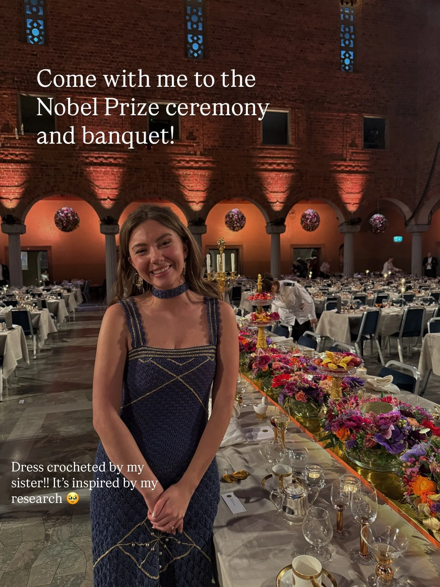 Thank you for having me @nobelprize 💙

And thank you lil sis @aurein.crochet for making my dress! You are my inspiration.