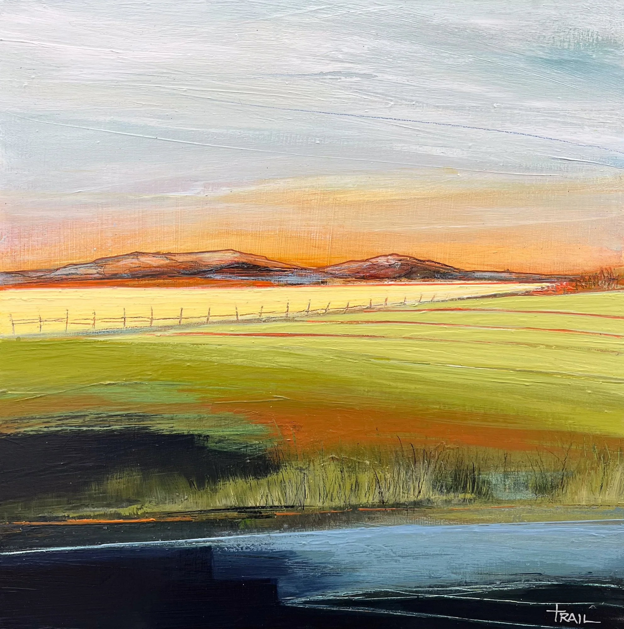 REMAINING LIGHT ::  12" x 12"  $650  [ Available through PxP Contemporary online gallery ]