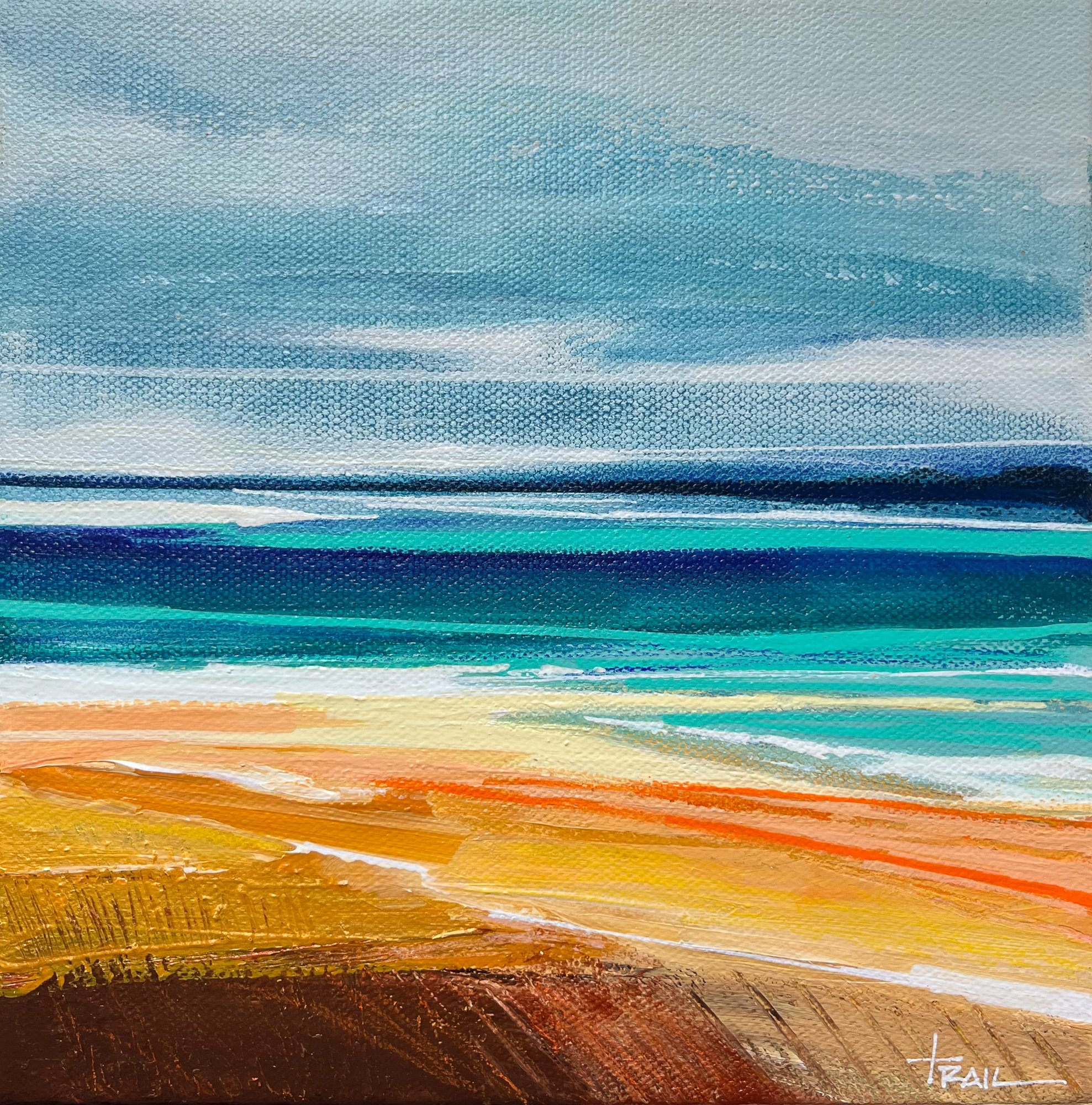 SEA JEWEL II  ::  8" x 8"