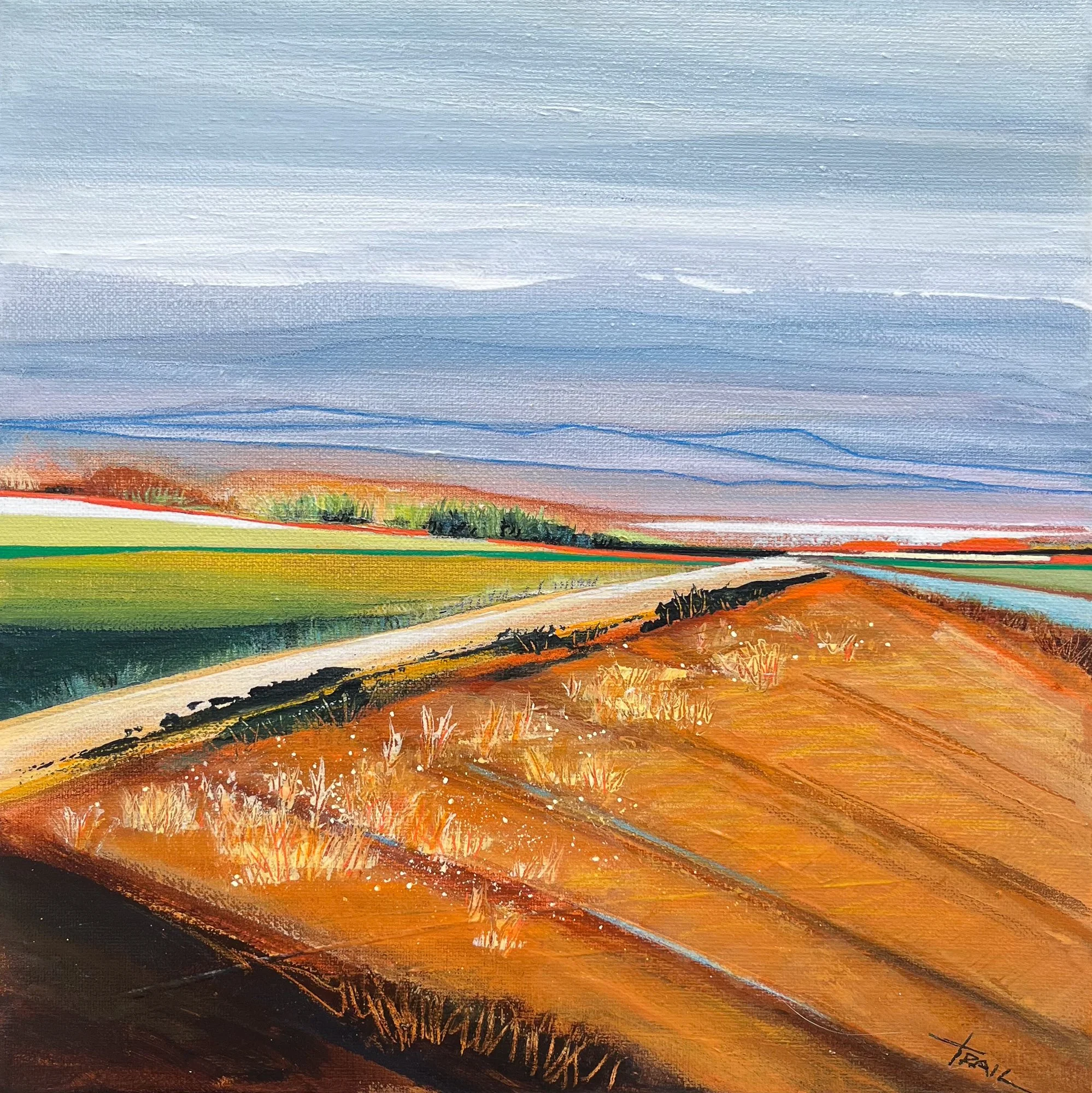 SUNDAY DRIVE ::  12" x 12" 