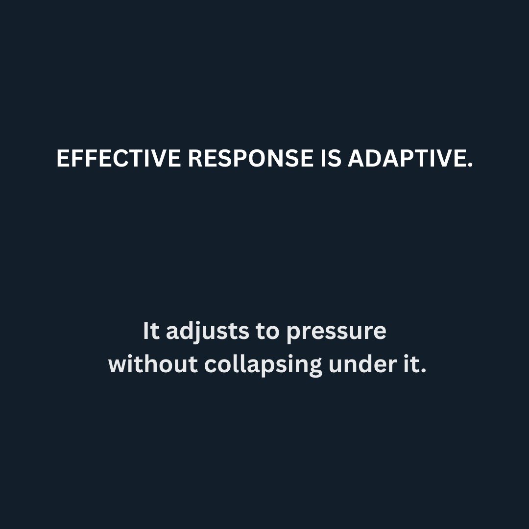Effective response under pressure isn&rsquo;t about suppressing discomfort or forcing calm. Research on well-being and adaptive functioning shows that high performers act effectively while stress and negative emotion are present. What separates effec