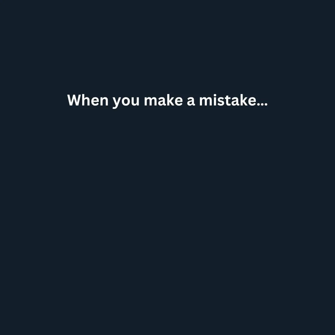 When you make a mistake, resistance shows up.

That&rsquo;s not a flaw.
That&rsquo;s activation.

Most players get caught in the thought trap &mdash; trying to fix, analyze, or judge what just happened.

That&rsquo;s where performance drops.

Meeting