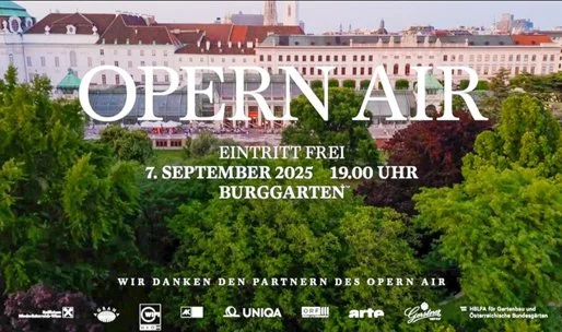 Concert en plein air de l’Opéra de Vienne devant le palais impérial de la Hofburg