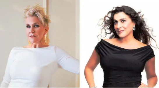 Cecilia Bartoli et Joyce DiDonato en tenue de concert et de gala