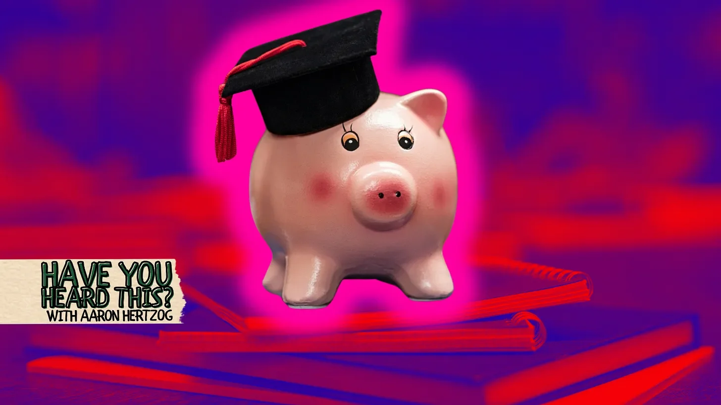 We paid off your student loan. No need to say thanks.