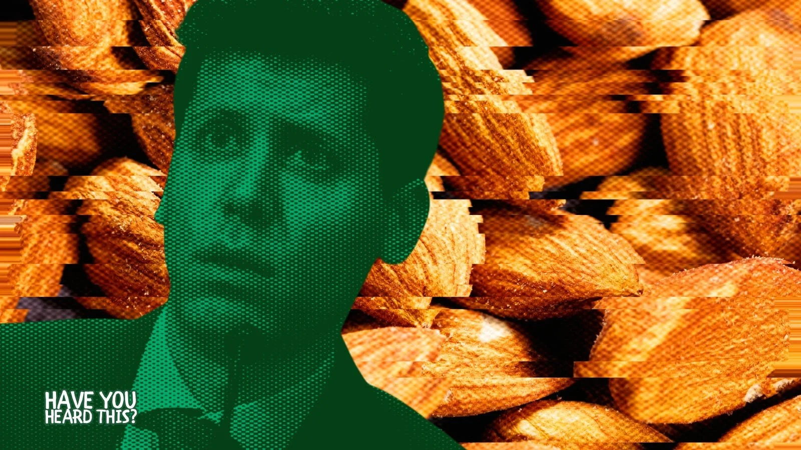 photo illustration of sam altman and almonds