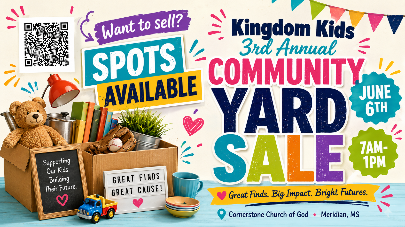 Kingdom Kids Yard Sale 