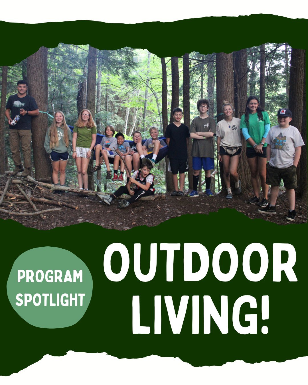 ποΈ Camp Downer Program Spotlight: Outdoor Living!
Ready to level up your wilderness skills and take on the forest like a pro? π²π₯ In Outdoor Living, or ODL, campers learn the essentials of living outdoors! Think Leave No Trace camping, fire buildin