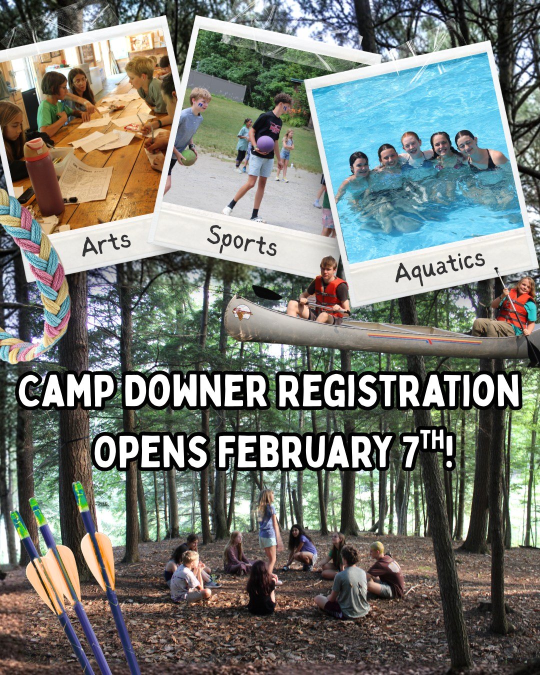 Reminiscing on summer memories in the middle of winter makes us homesick for camp. BUT don't you fret, and don't you frown, registration applications open in 29 days!

 #campdowner #camplife #campforkids #Vermont #overnightcamp #summercamp