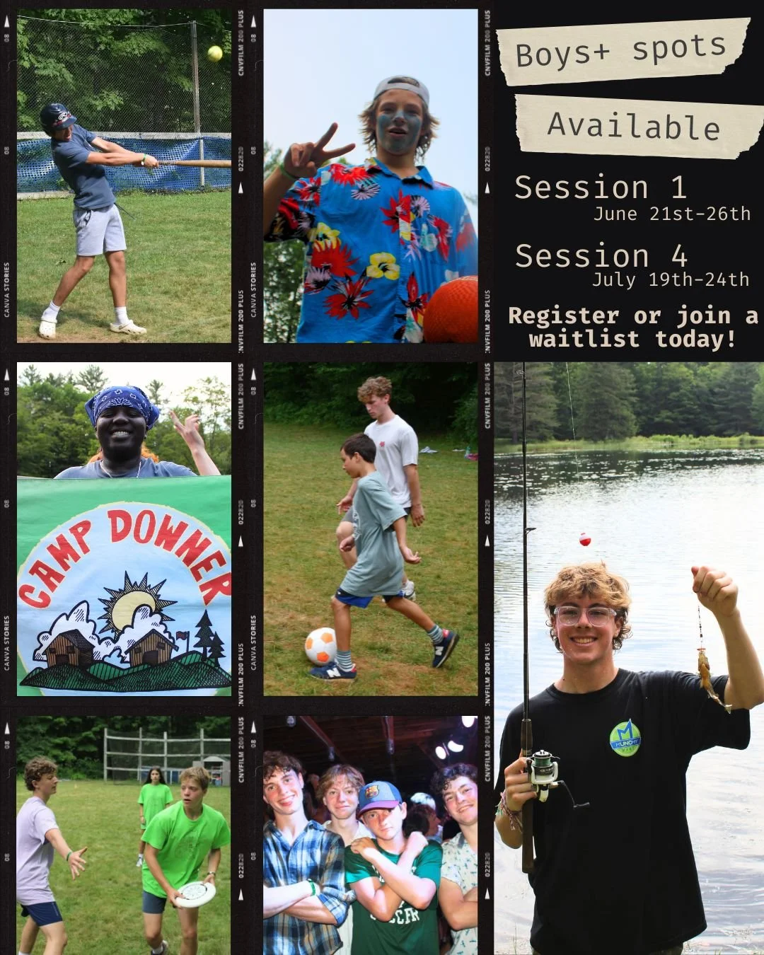 It's not too late to register for camp this summer! There are still a couple open spots for boys+ campers in Sessions 1 and 4! 

⭐🌲 Link in bio to register or join a waitlist 🌲⭐

#summercamp #kidscamp #campforteens #summerinvermont #campdowner