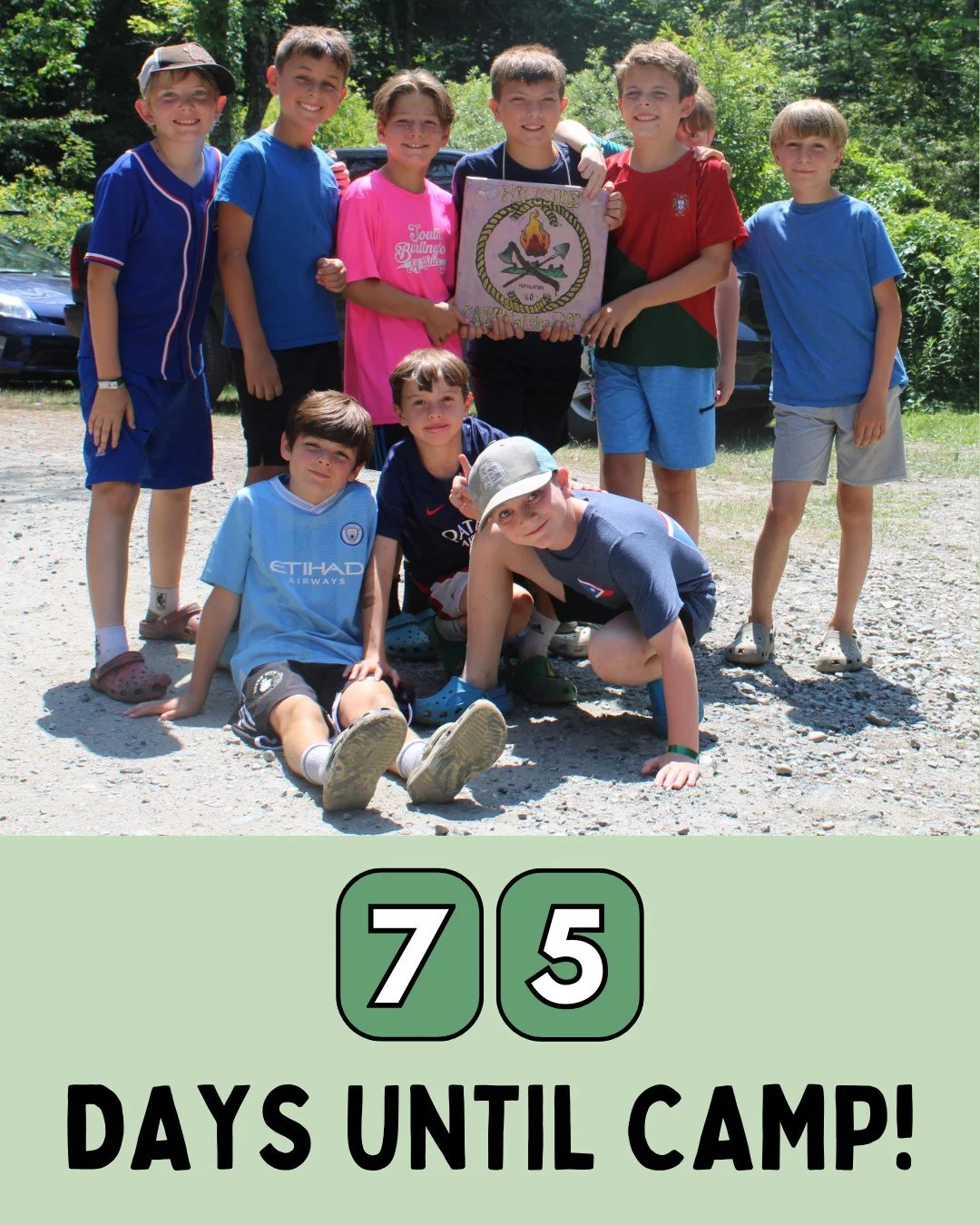Just 75 days until the first day of camp! Summer can't come soon enough!! 🏕️☀️

#campdowner #summerofadventure #bestsummerever #summer2026