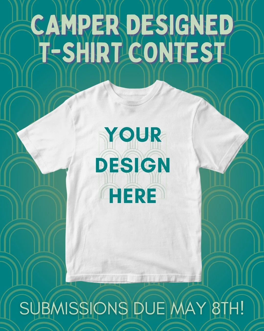 Less than two weeks left to submit your design for the Camper Designed T-Shirt Contest! Don't miss your chance to have your artwork featured on an official Camp Downer T-shirt! 👕🎨

🏆 The winning design will be featured on a Camp Downer T-shirt sol