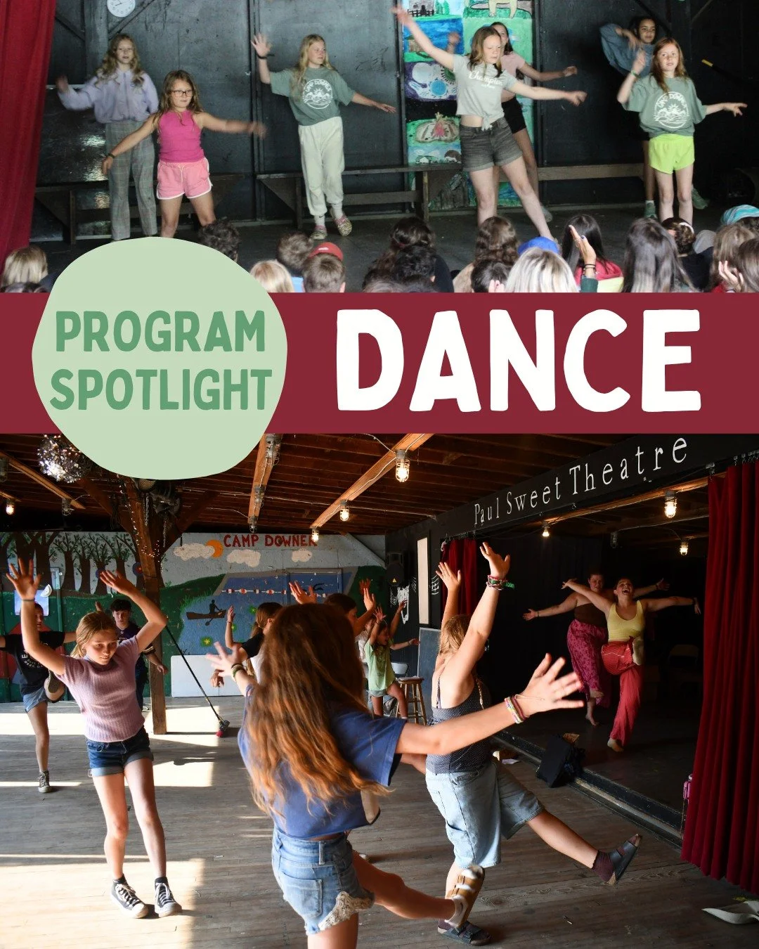 🏕️ Camp Downer Program Spotlight: Dance🕺
From picking the song to creating the moves, campers work together to choreograph an original dance to perform for all of camp on Friday! With everyone&rsquo;s style and ideas woven in, Dance is all about cr