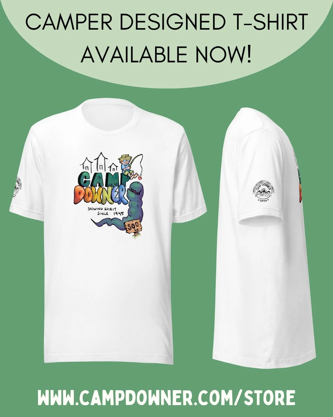 It&rsquo;s here! The winning design from our Camper Designed T-Shirt Contest is now available in our online store in both youth and adult sizes! A big shout out to Violet for the incredible artwork that brought this T-shirt to life! 🎨👕

Grab yours 