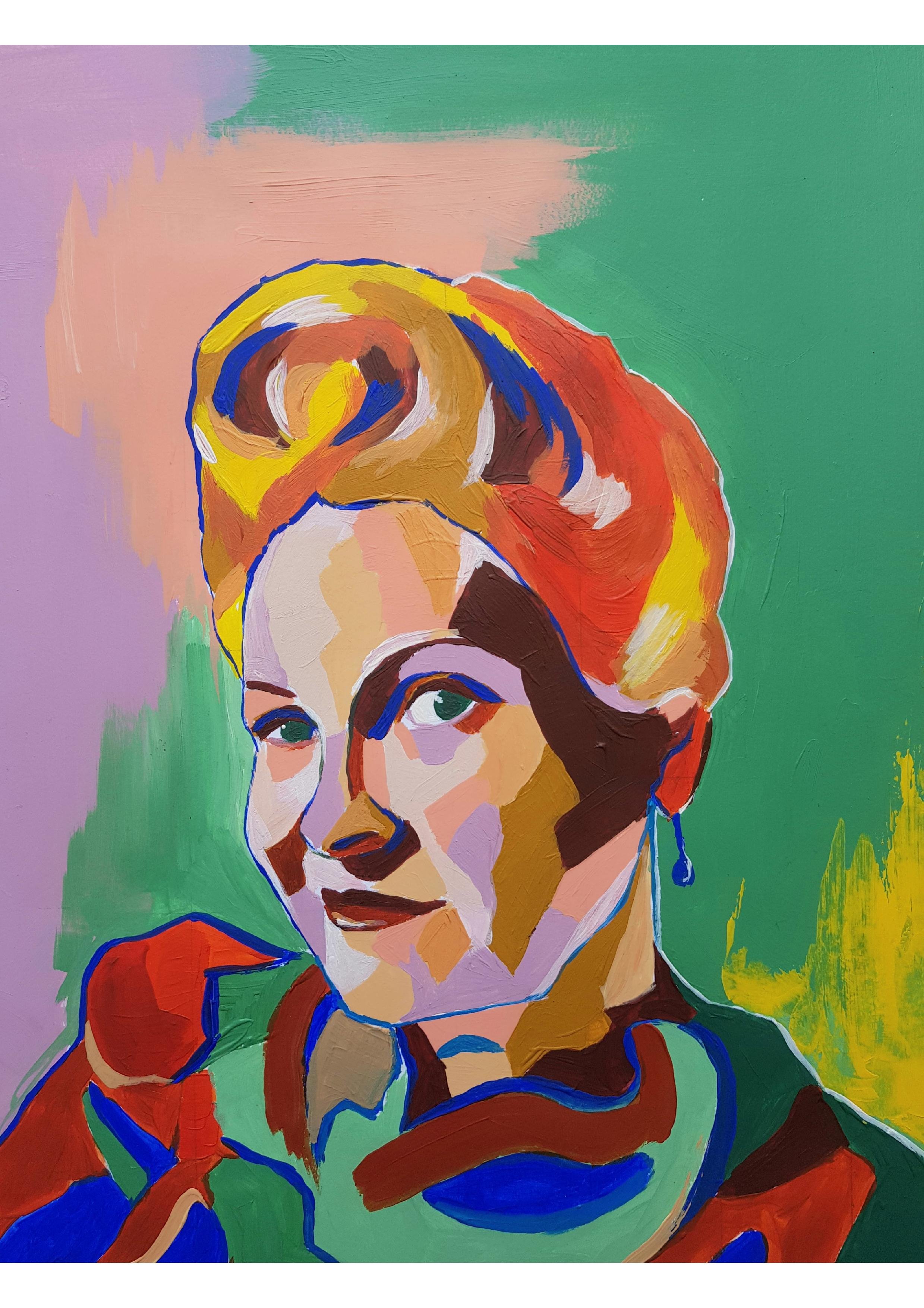 'Vivienne Westwood' 70 x 80cm - Acrylic on canvas