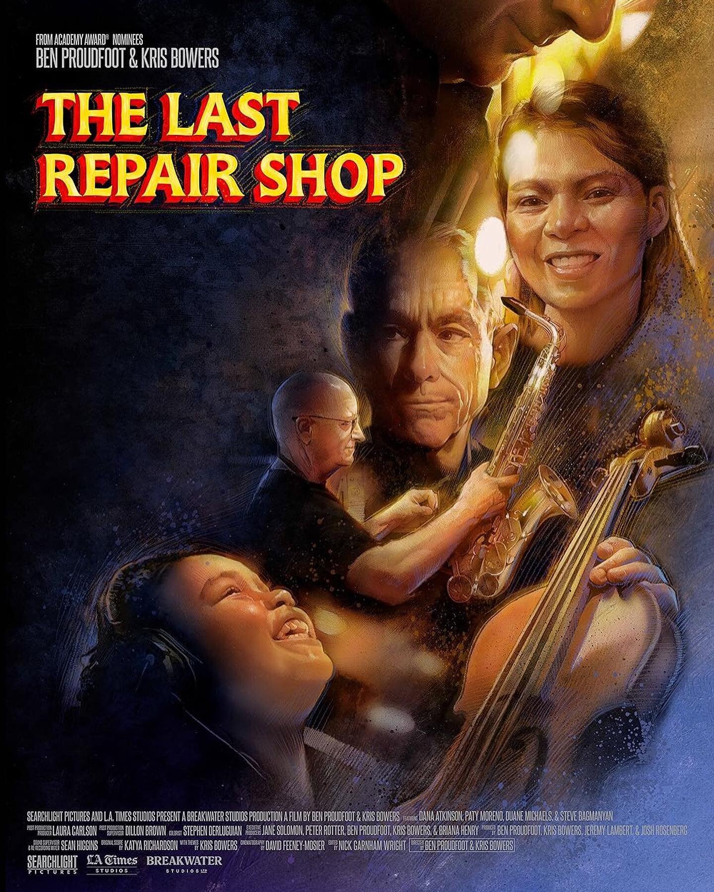 BIG news today!!! The Last Repair Shop has been nominated for an Oscar for Best Documentary Short 🎉🎉🎉

Directed by Ben Proudfoot and Kris Bowers, and Executive Produced by the founder of Encompass, Peter Rotter, this film is stealing the hearts of