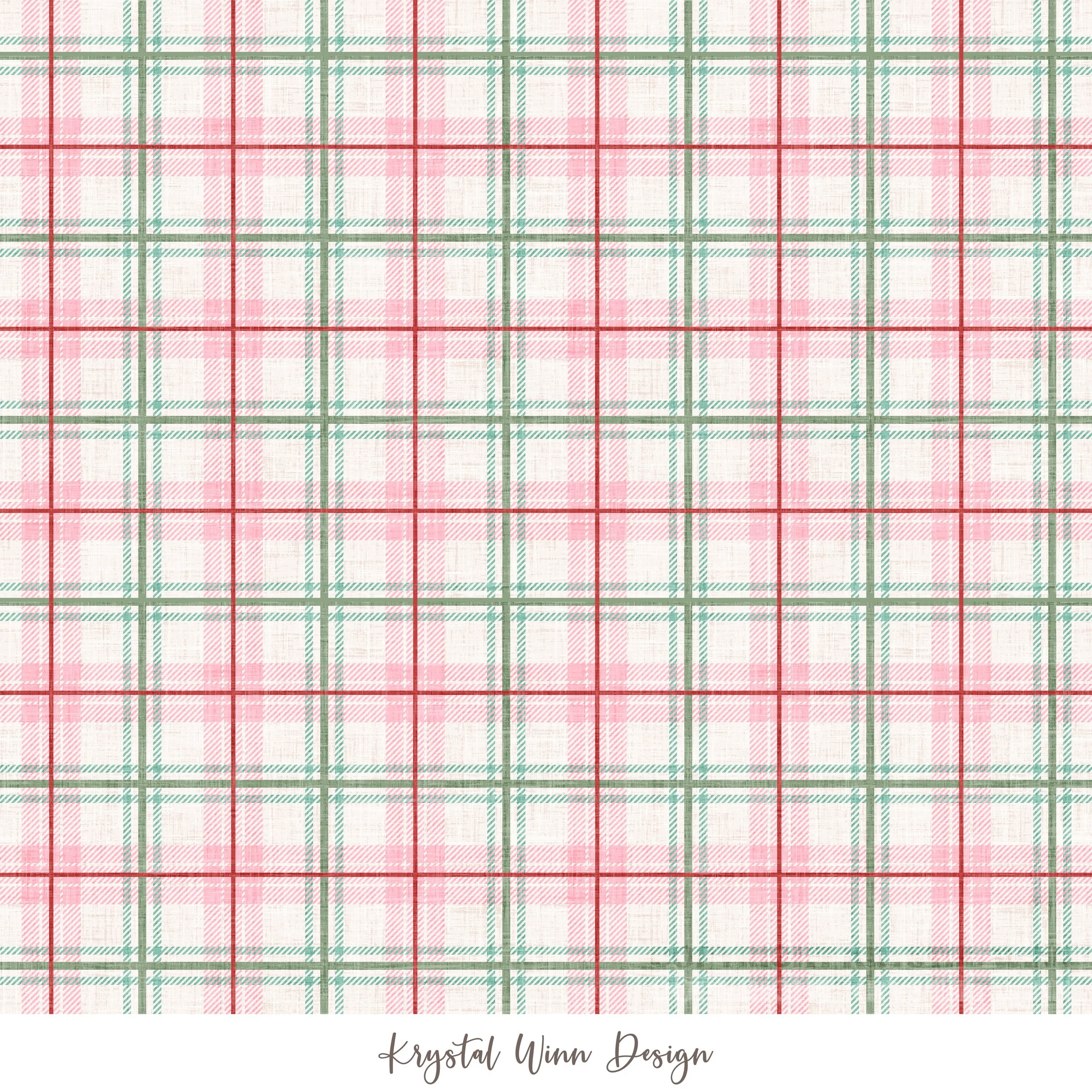 Christmas Cookie Plaid Pink.jpg