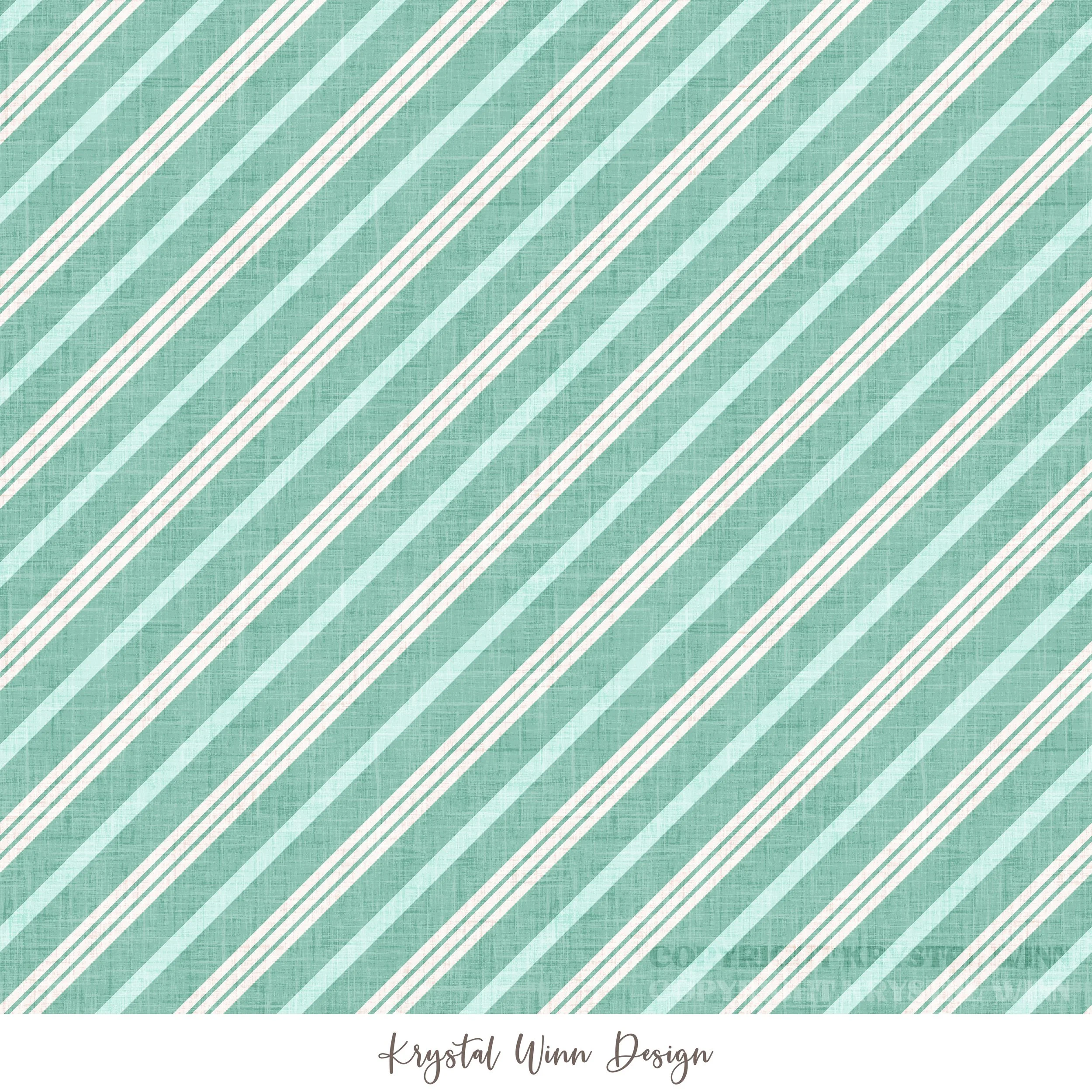 Christmas Cookie Candy Cane Stripe Teal.jpg