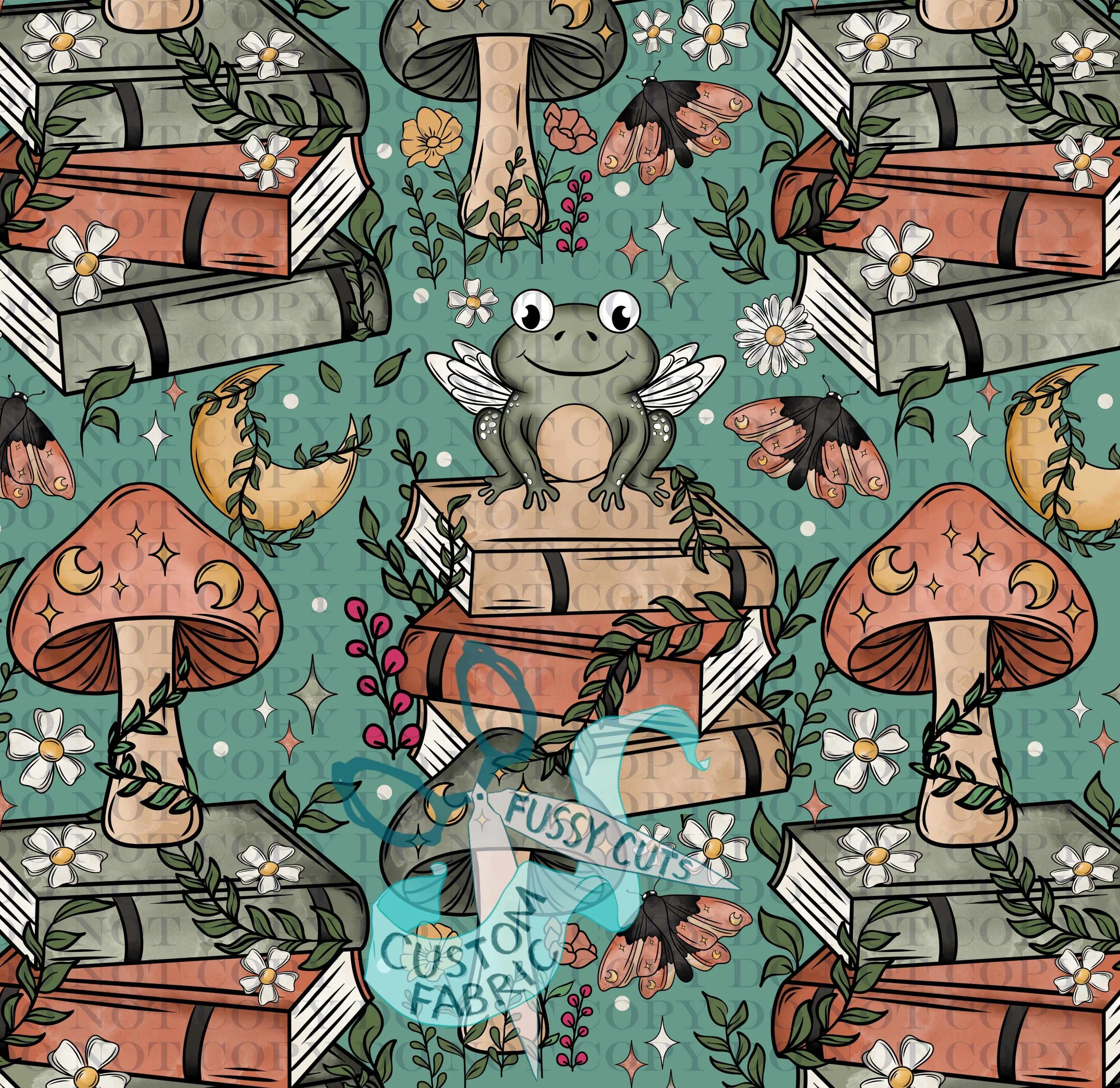 BookishCottagecoreFrogSeamlessPNGGreen.jpg