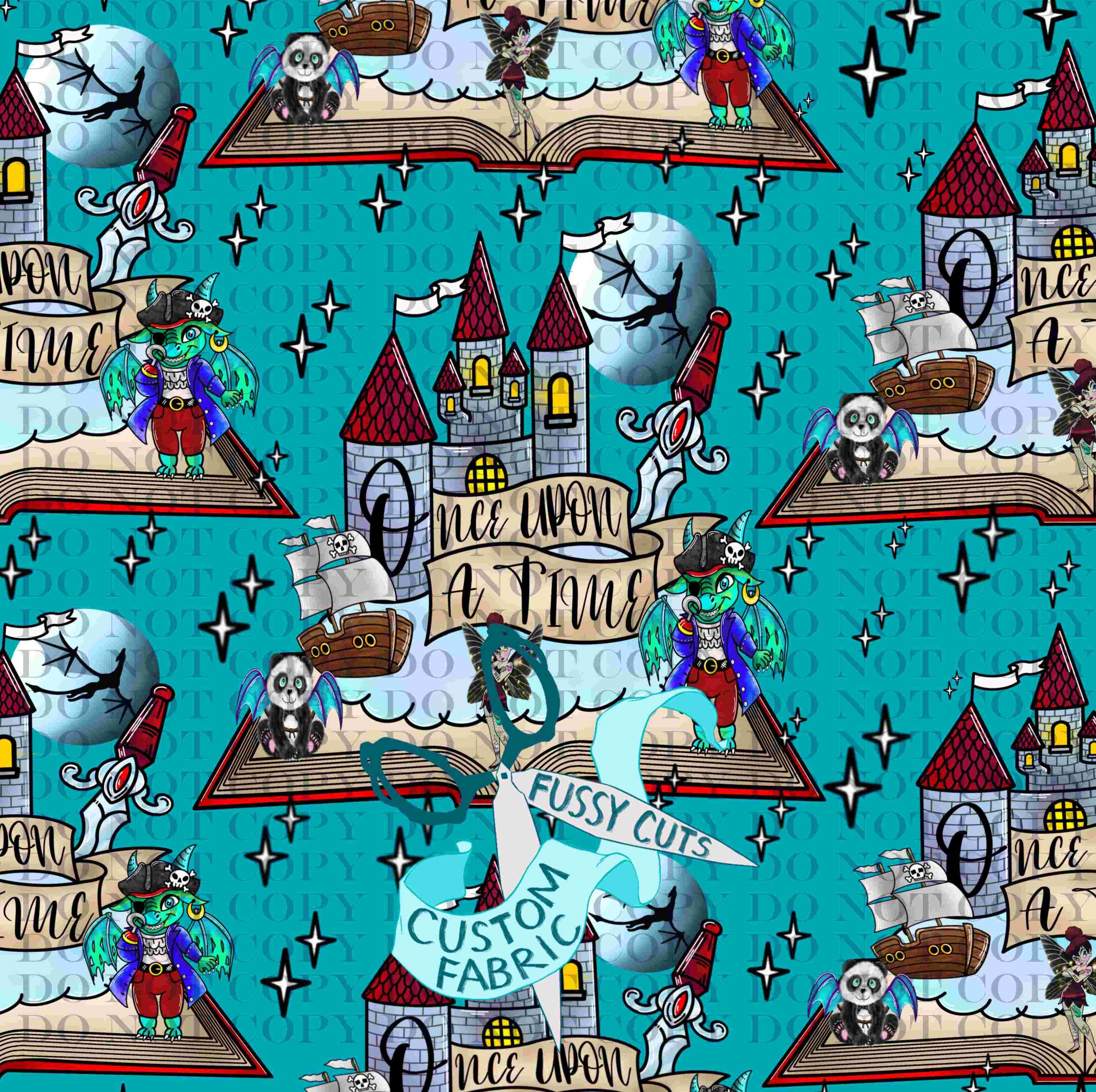 Once Upon A Time Teal Seamless .jpg