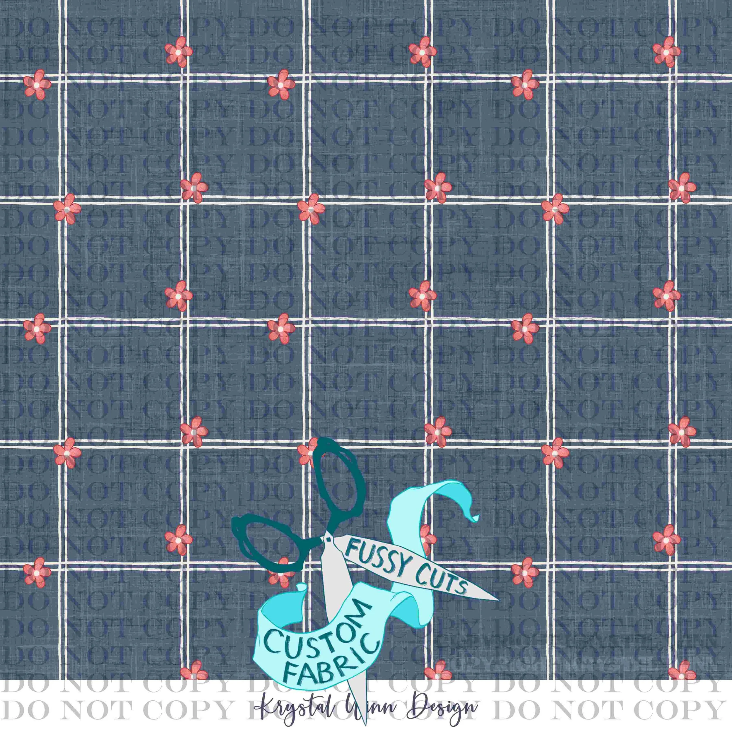 PREVIEW Yankee Doodle Flower Plaid Navy.jpg