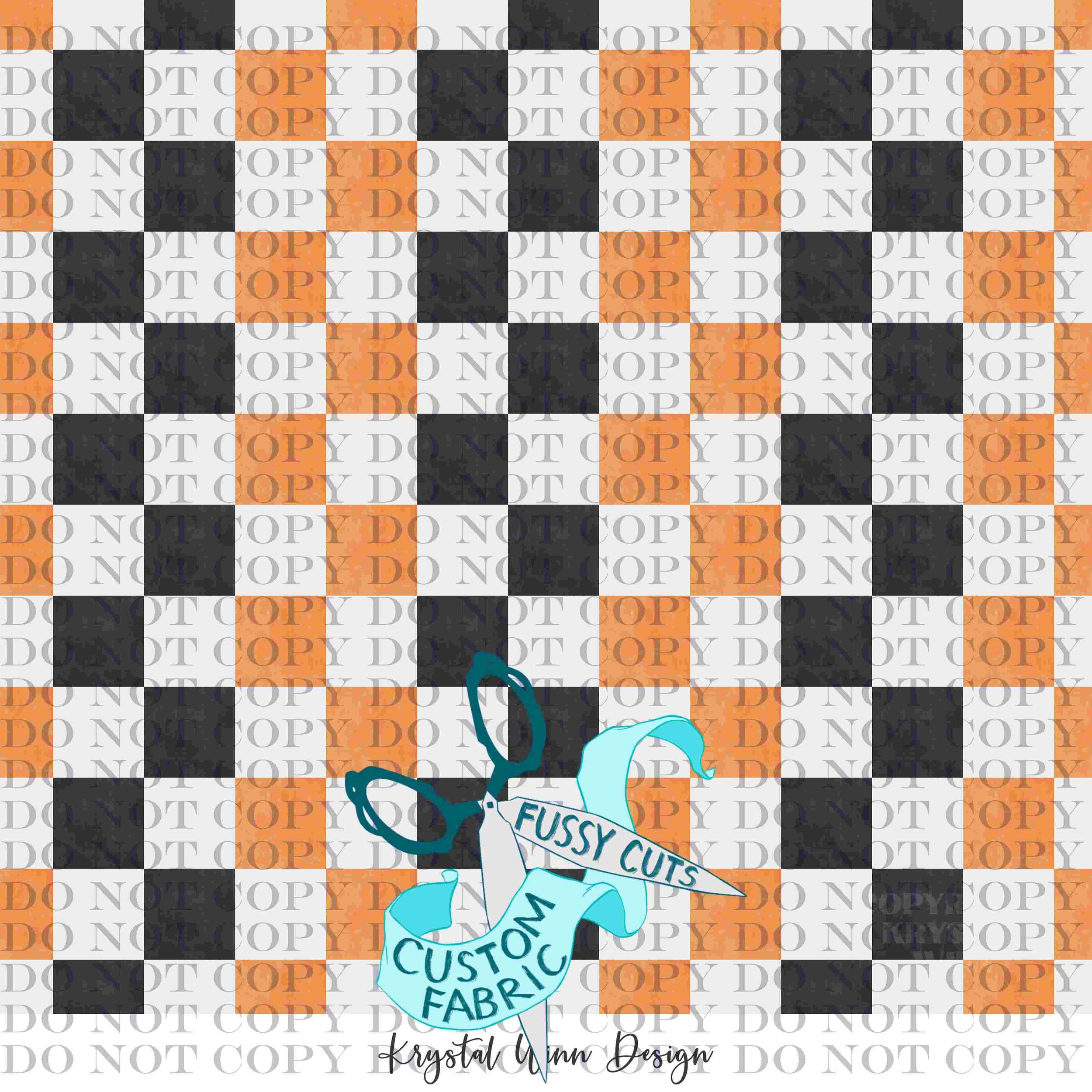 Spooky Cute Checks Orange and Black.jpg