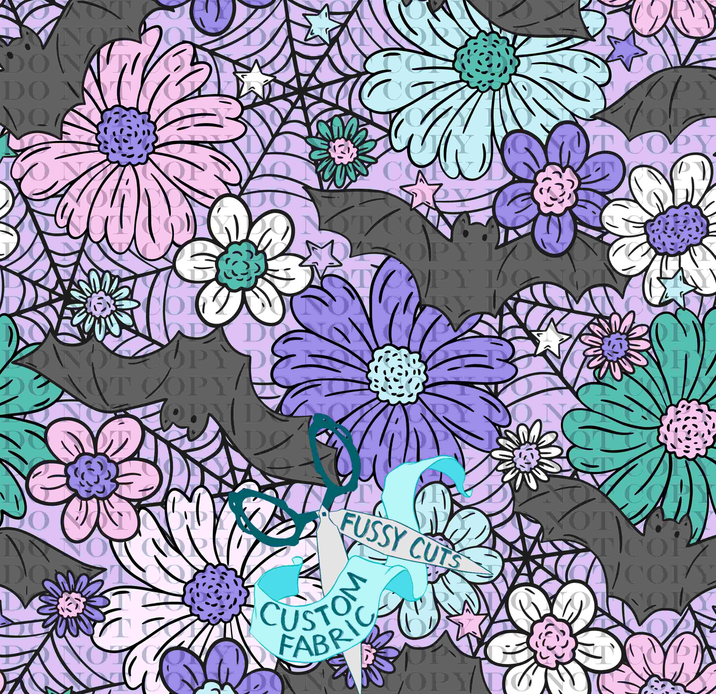 FloralBatsPastelHalloweenRaspberryPatternCo.jpg