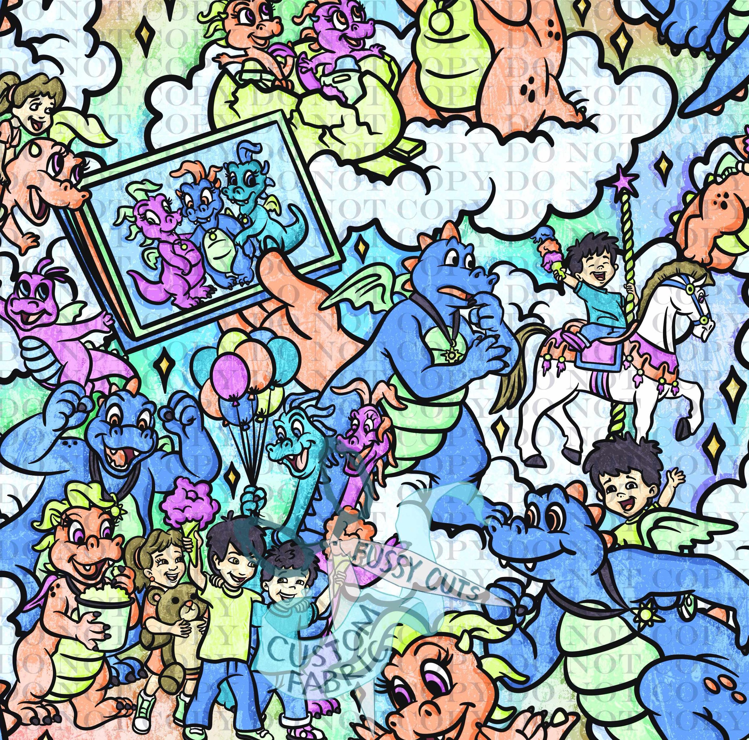 Neon Dragon Tales Scene