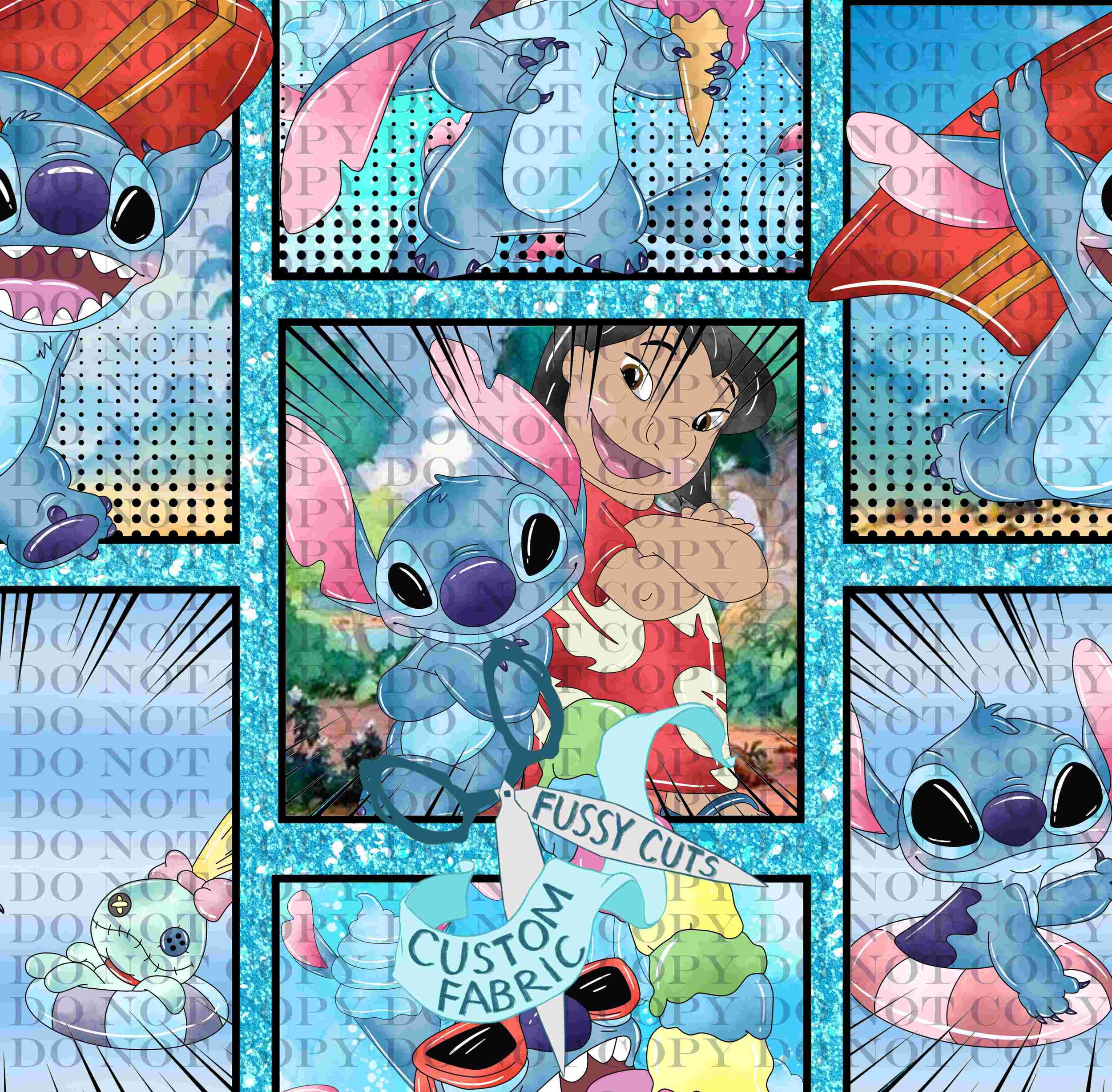 Stitch comic blue glitter .jpg