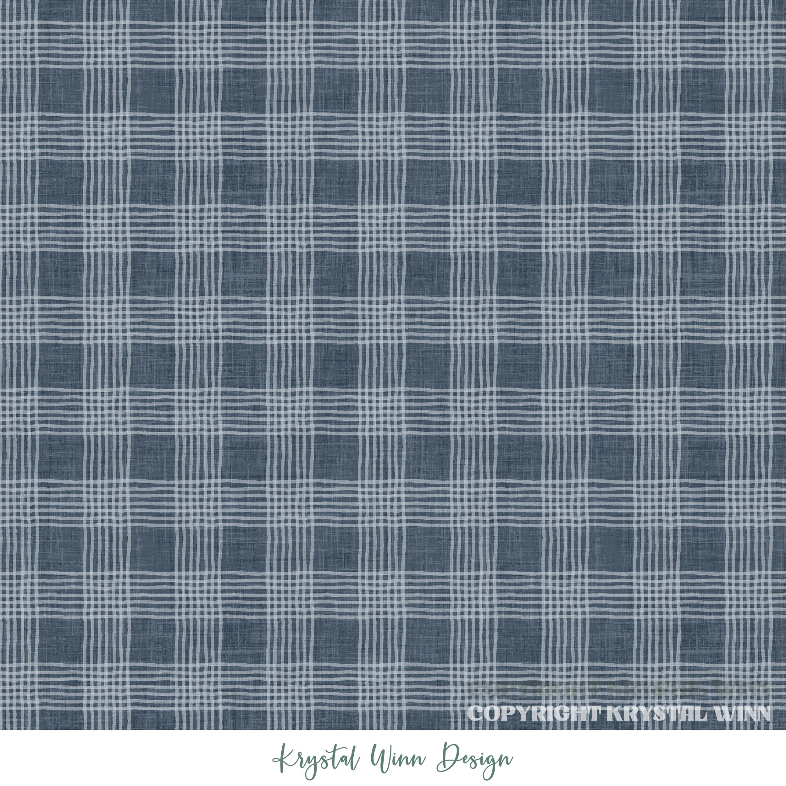 Dear Santa Simple Plaid Navy.jpg