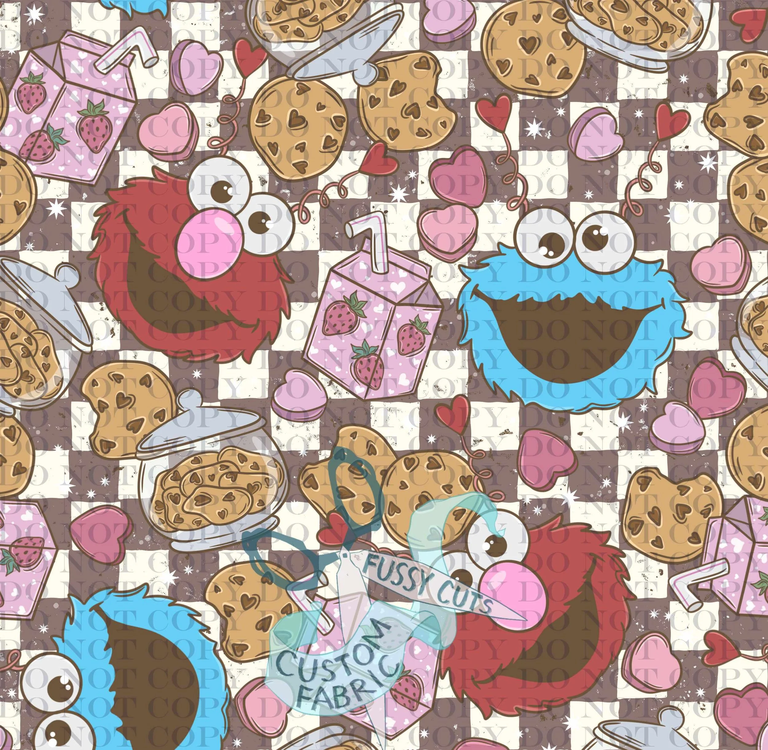 Valentines_Cookie_Puppets_ brown checks .jpg