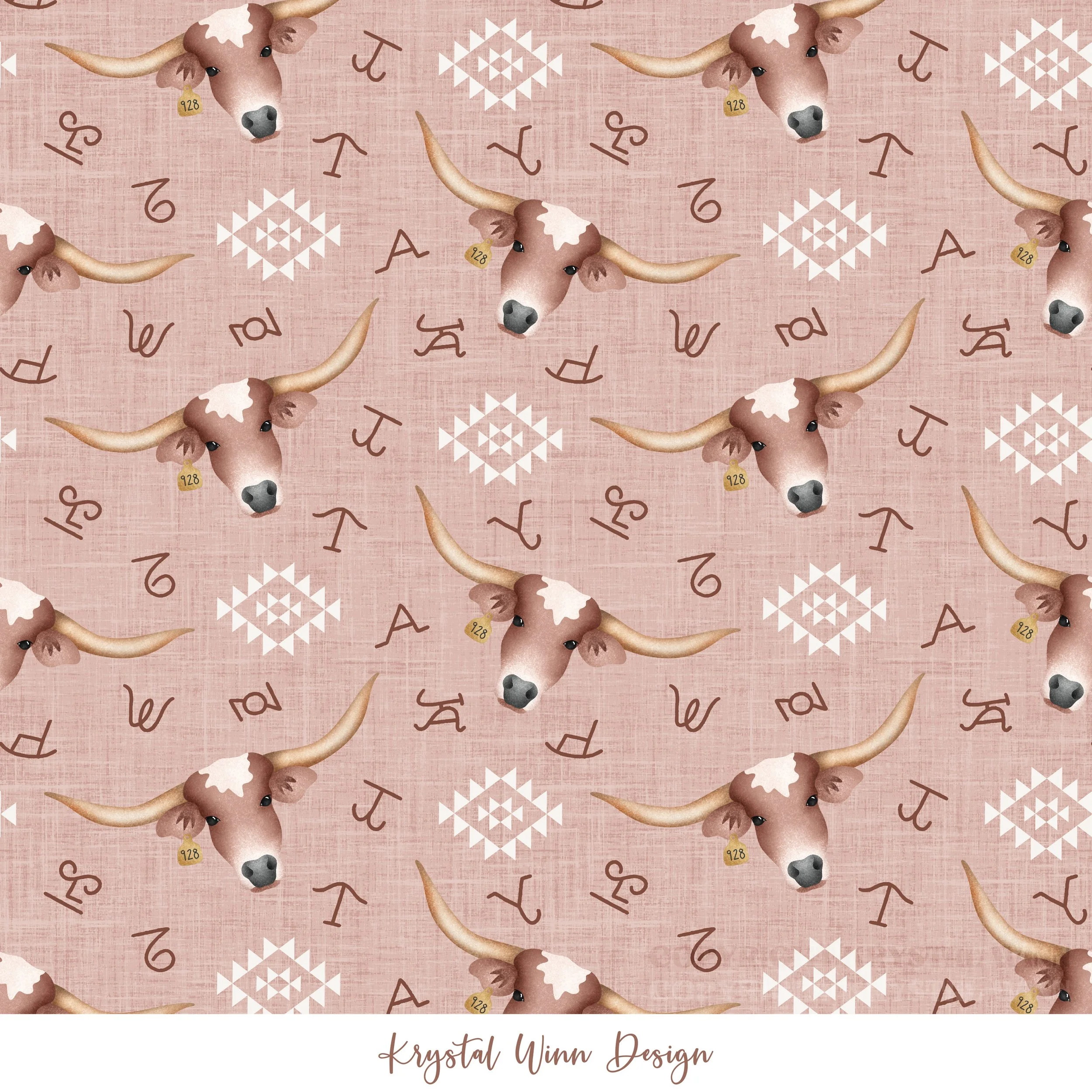 Wild West Longhorn Pink.jpg
