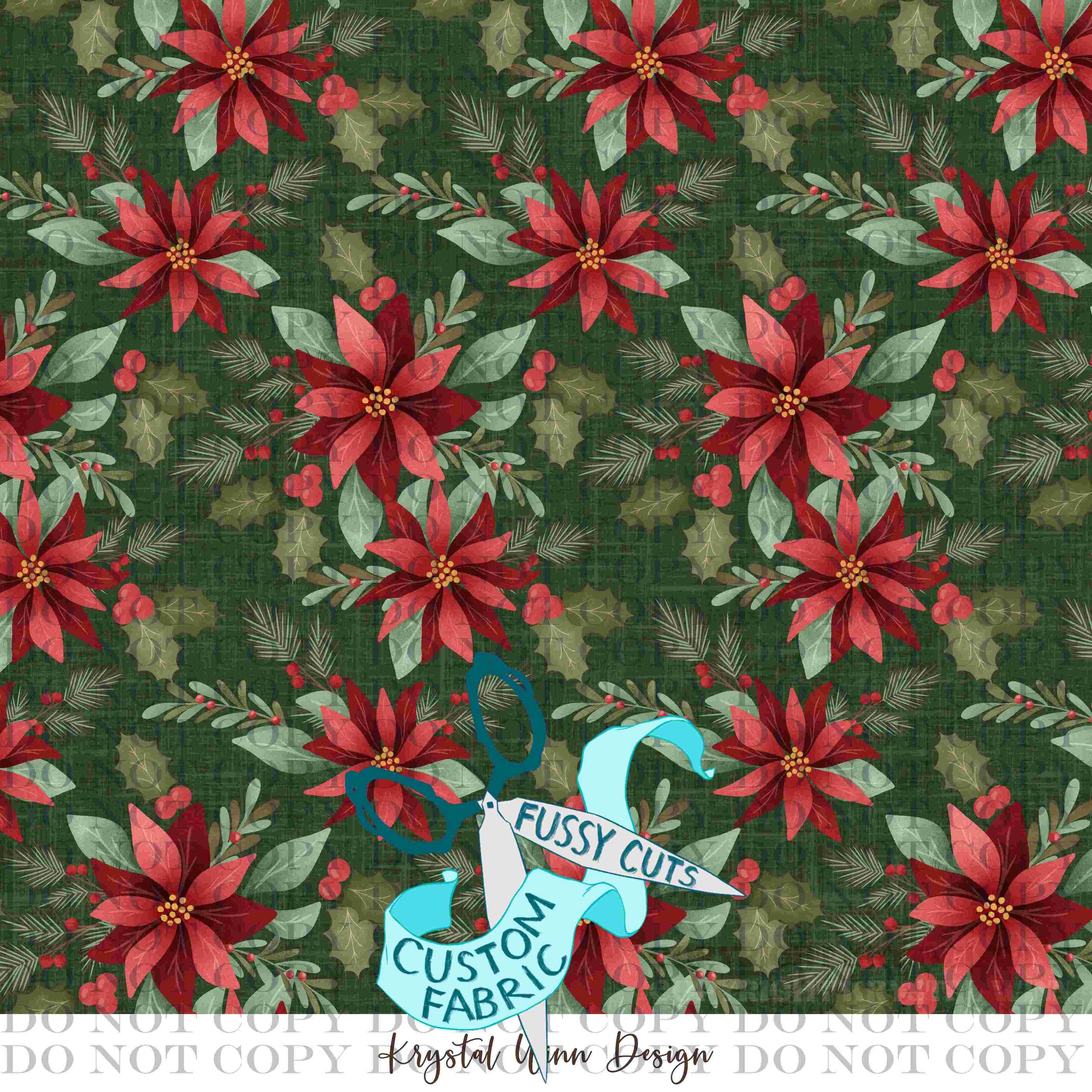 Home For Christmas Poinsettia Green.jpg