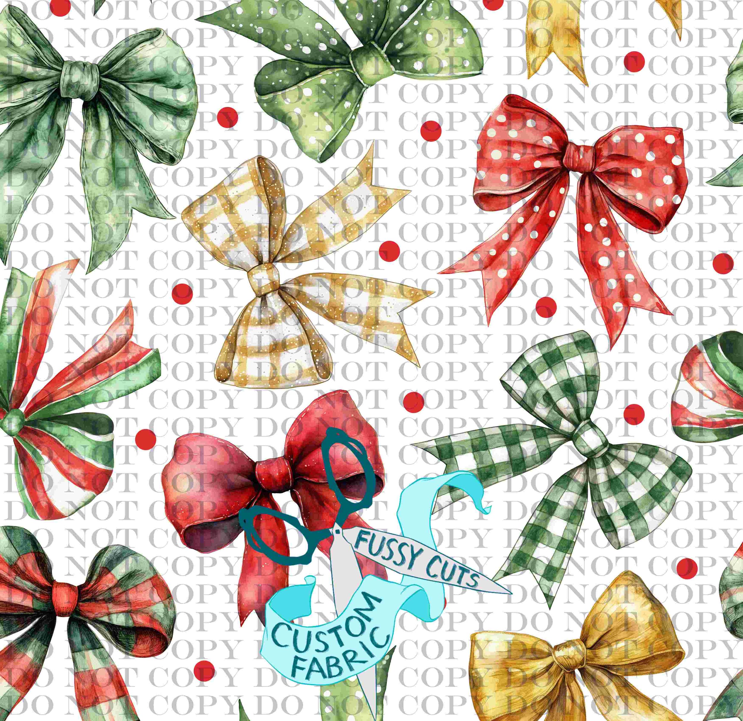 CoquetteChristmasBowsWhiteBGRaspberryPatternCo.jpg