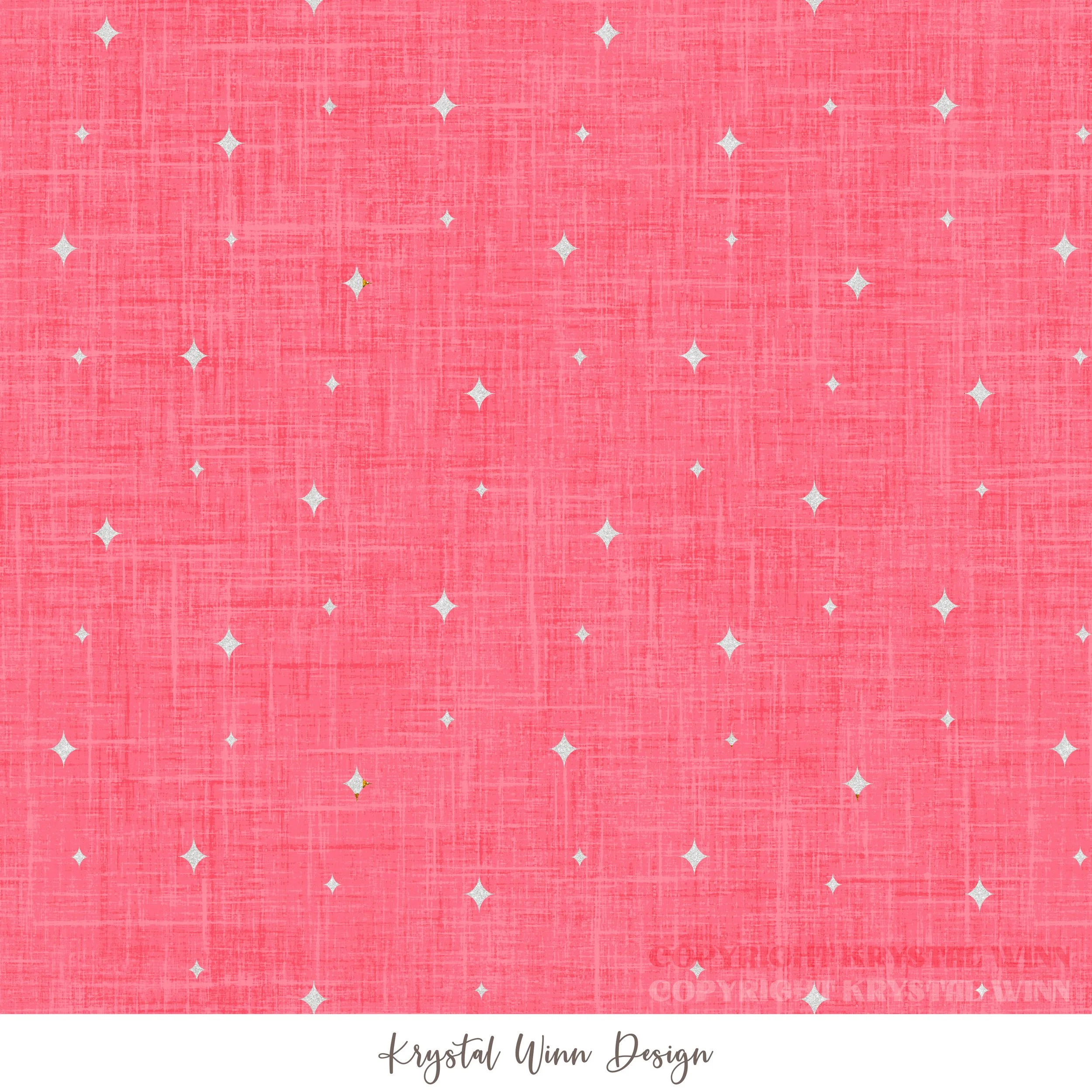 Christmas Cookie Stars Hot Pink.jpg