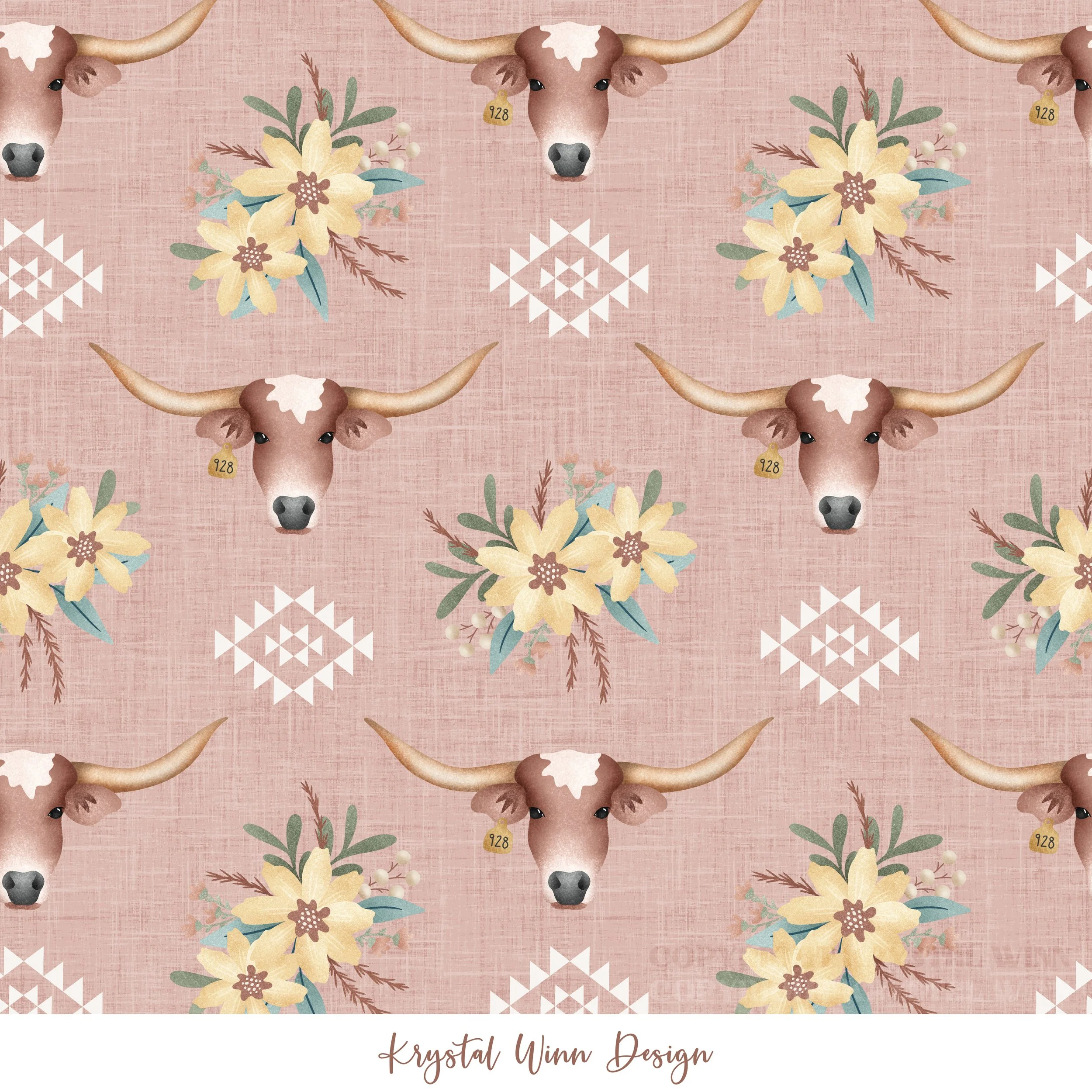 Wild West Longhorn Flower Pink.jpg