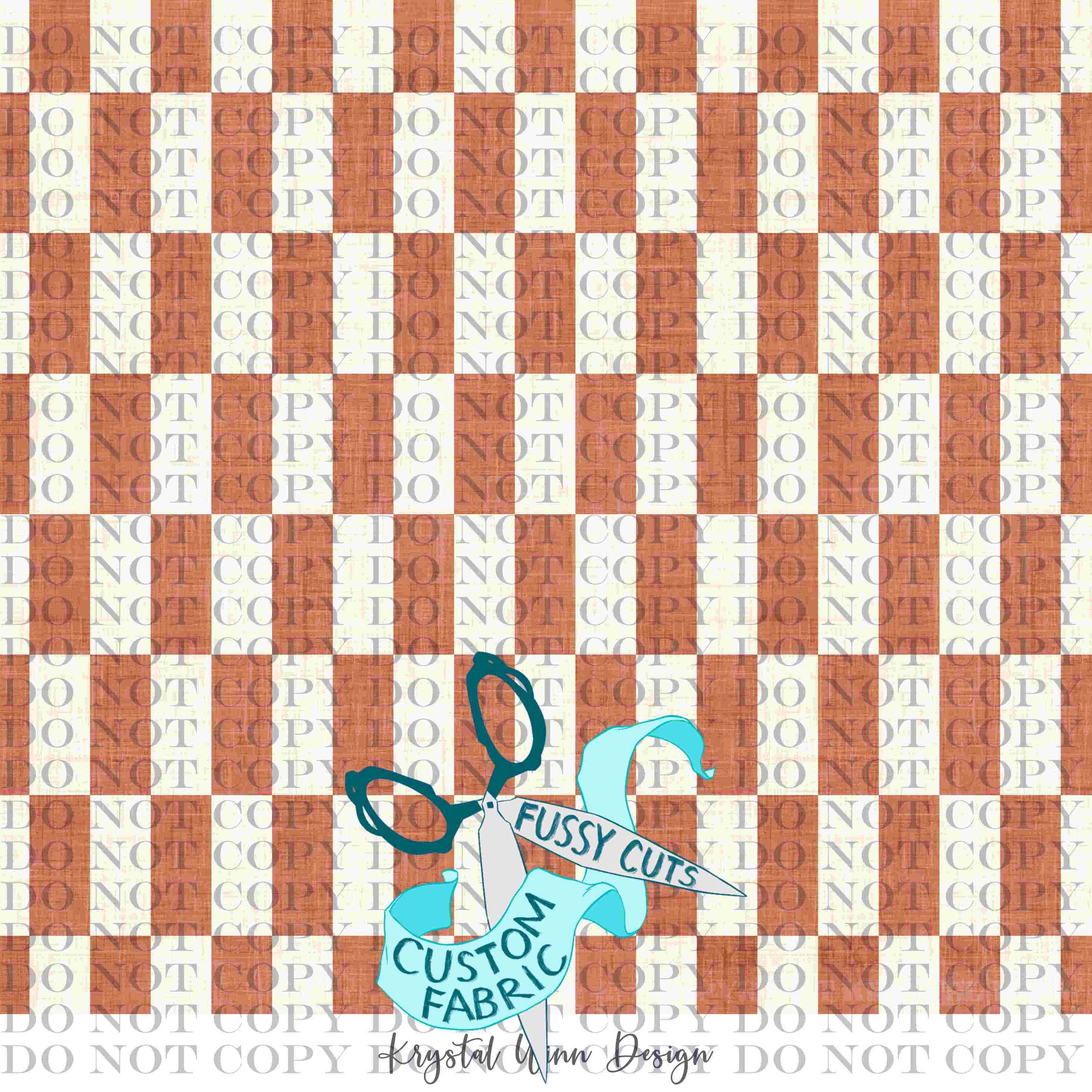 Candy Corn Harvest Long Checks Deep Orange.jpg