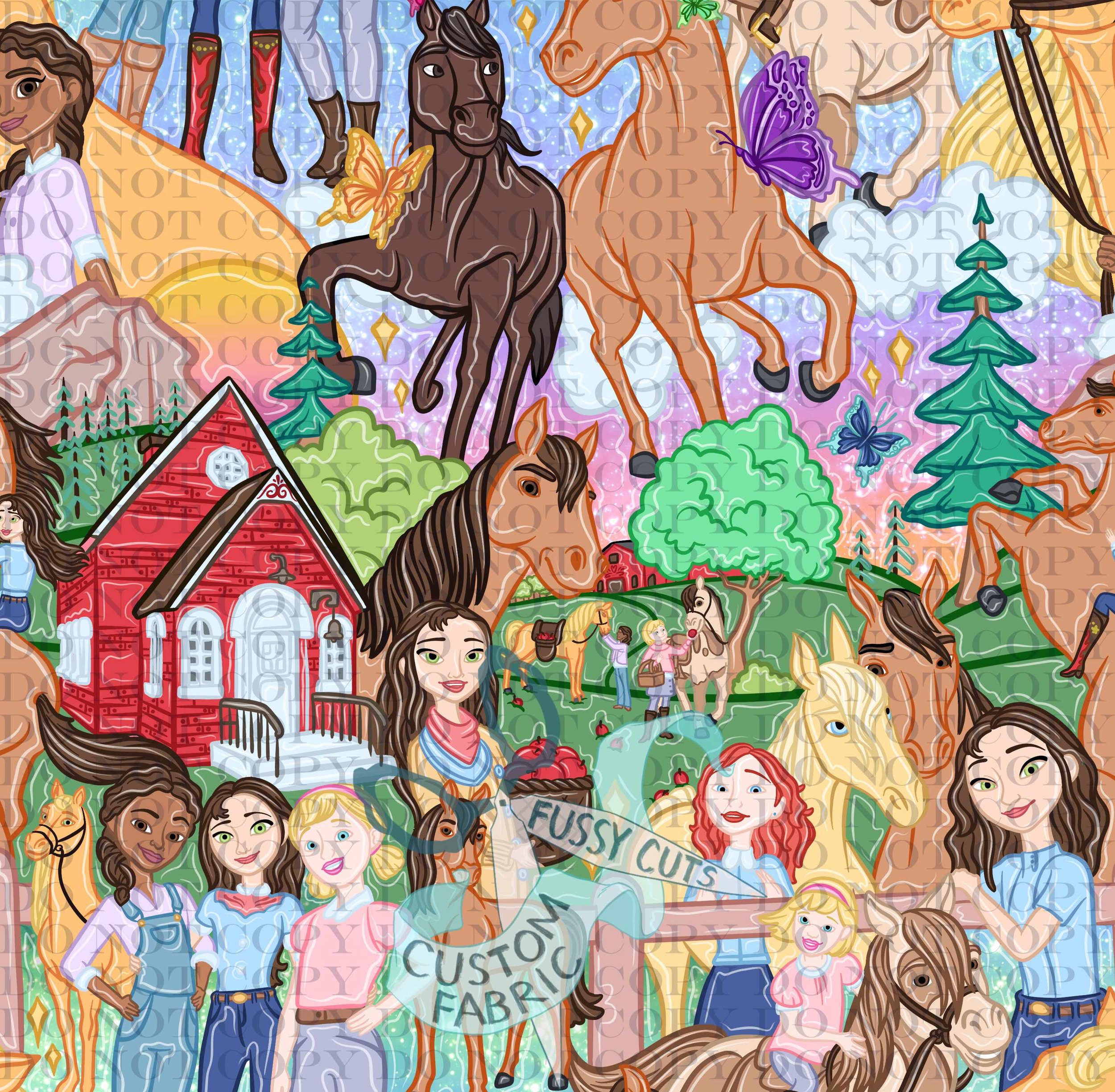 Spirit Riding Free Scene