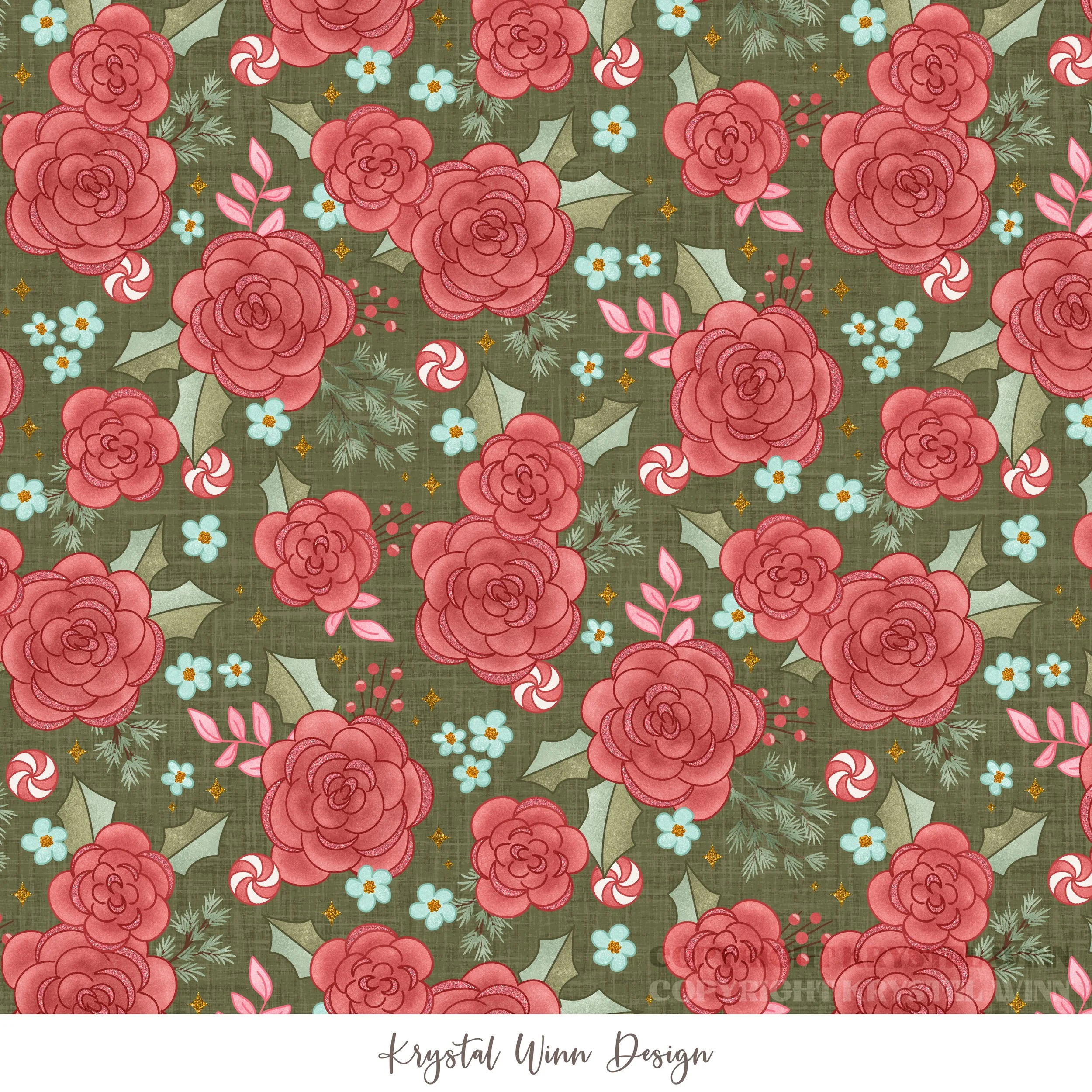 Christmas Cookie Floral Forest.jpg