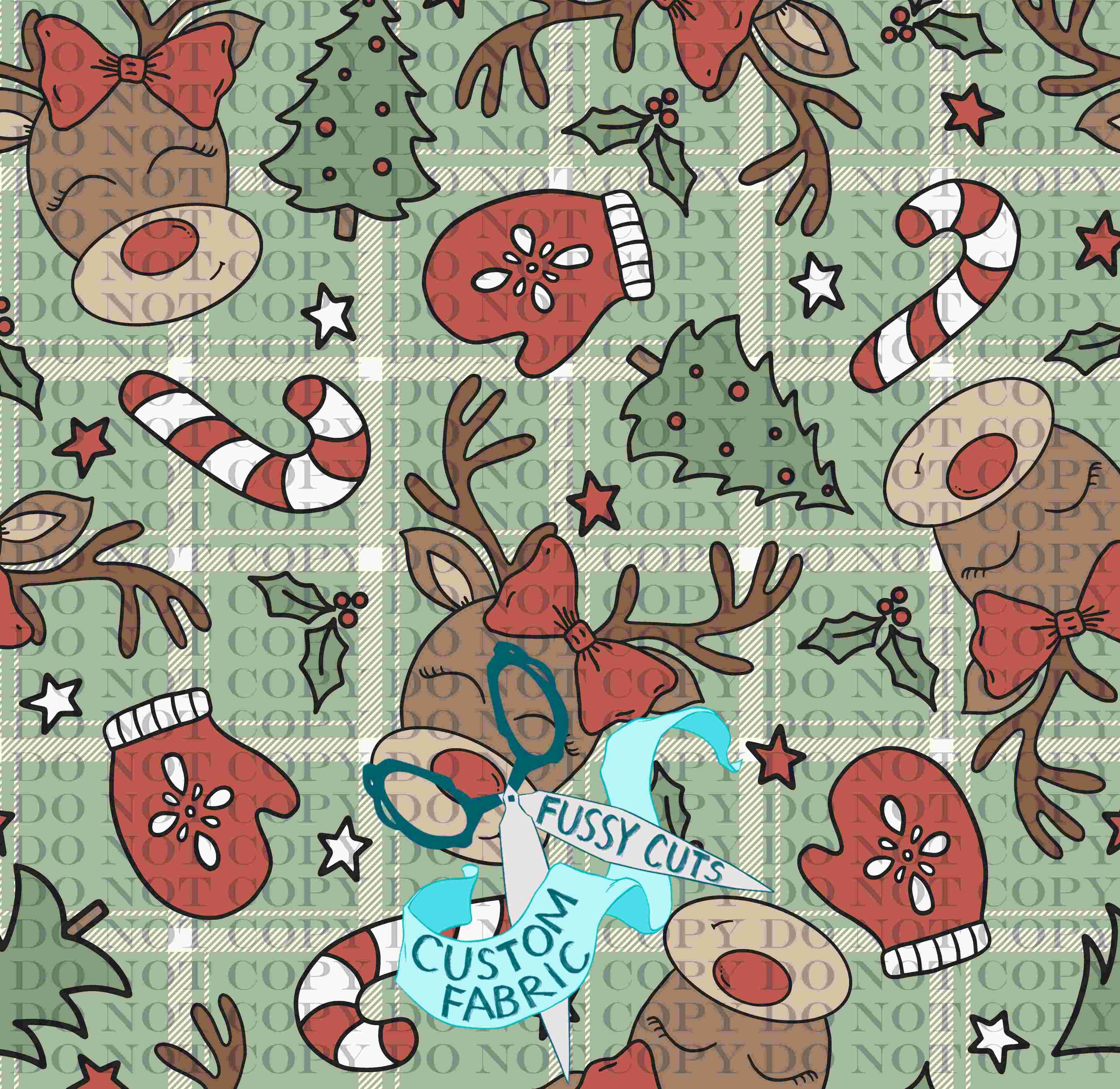ReindeerGirlGreenPlaidRaspberryPatternCo.jpg