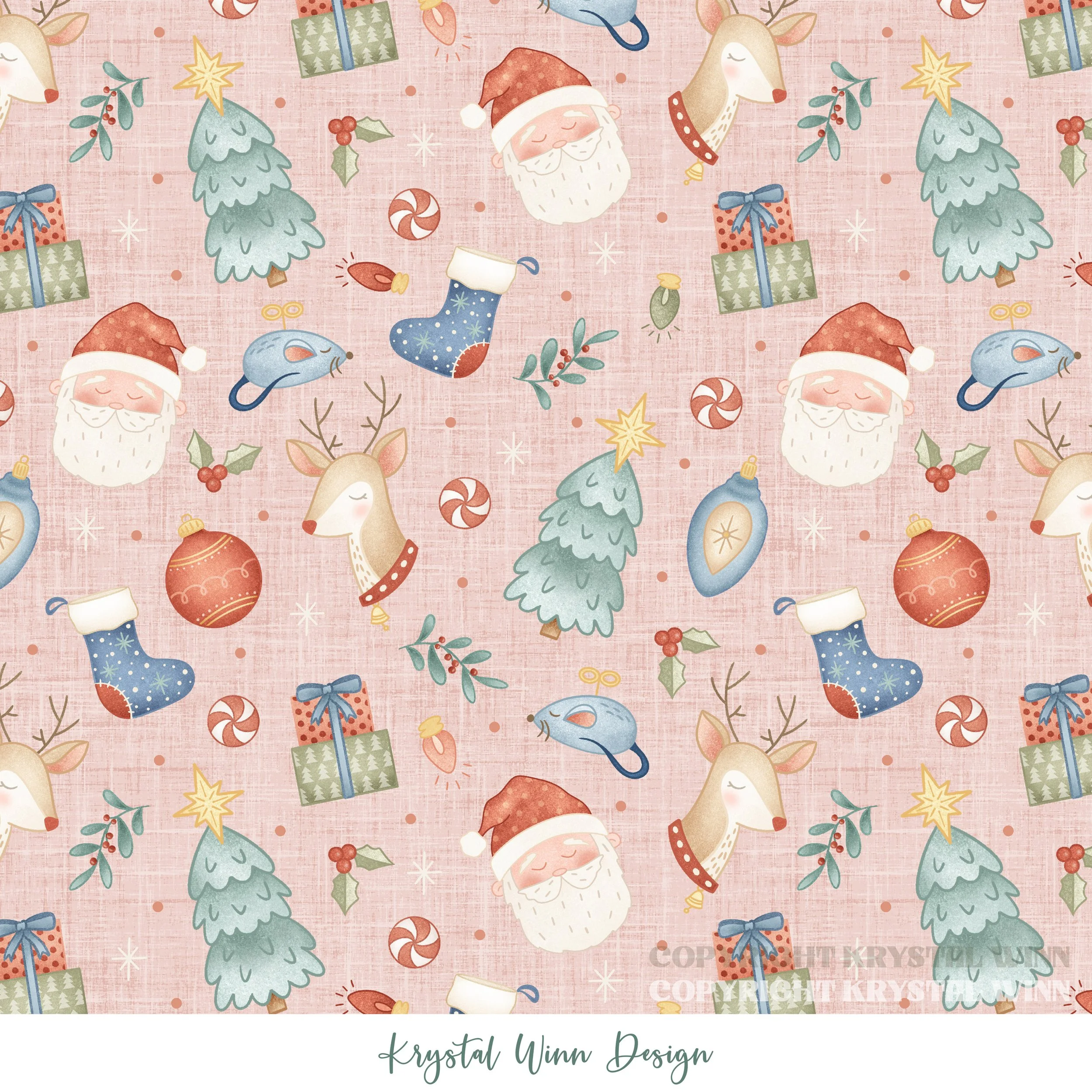 Dear Santa Night Before Christmas Pink.jpg