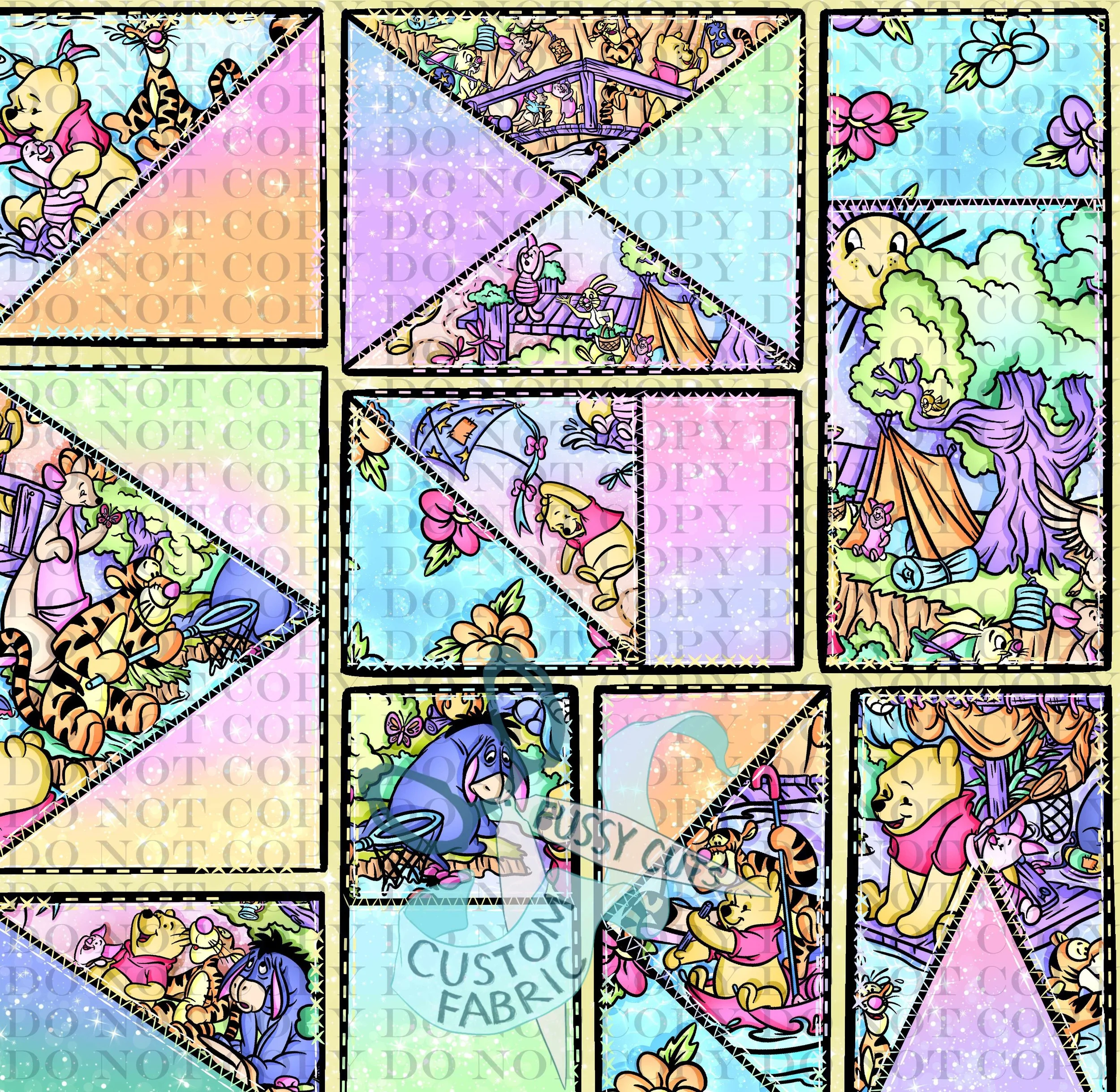 Quilted Summertime Pooh