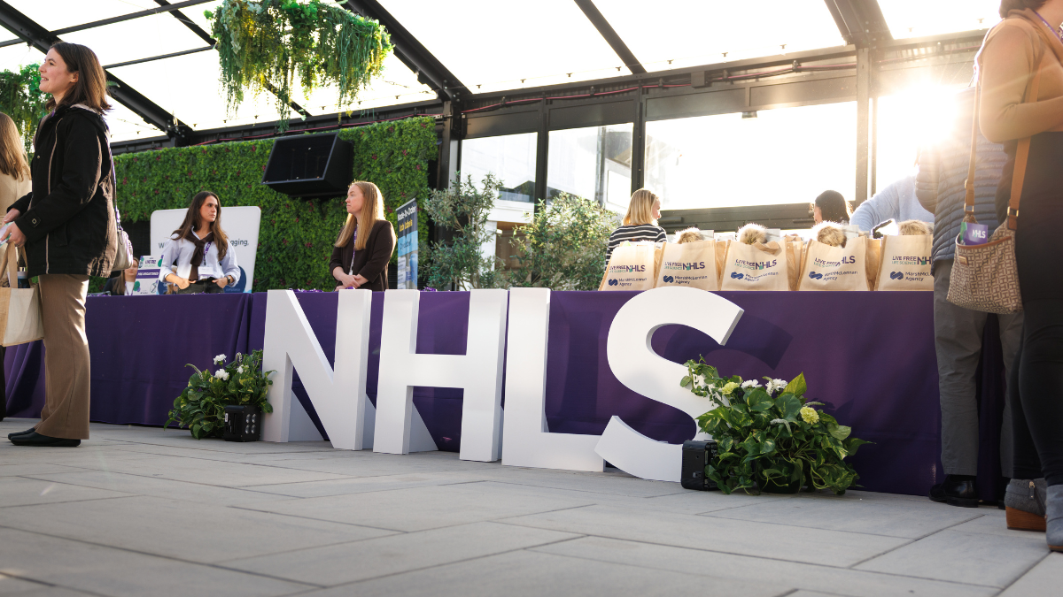 Image of a booth at the 2nd annual Live Free Life Science event