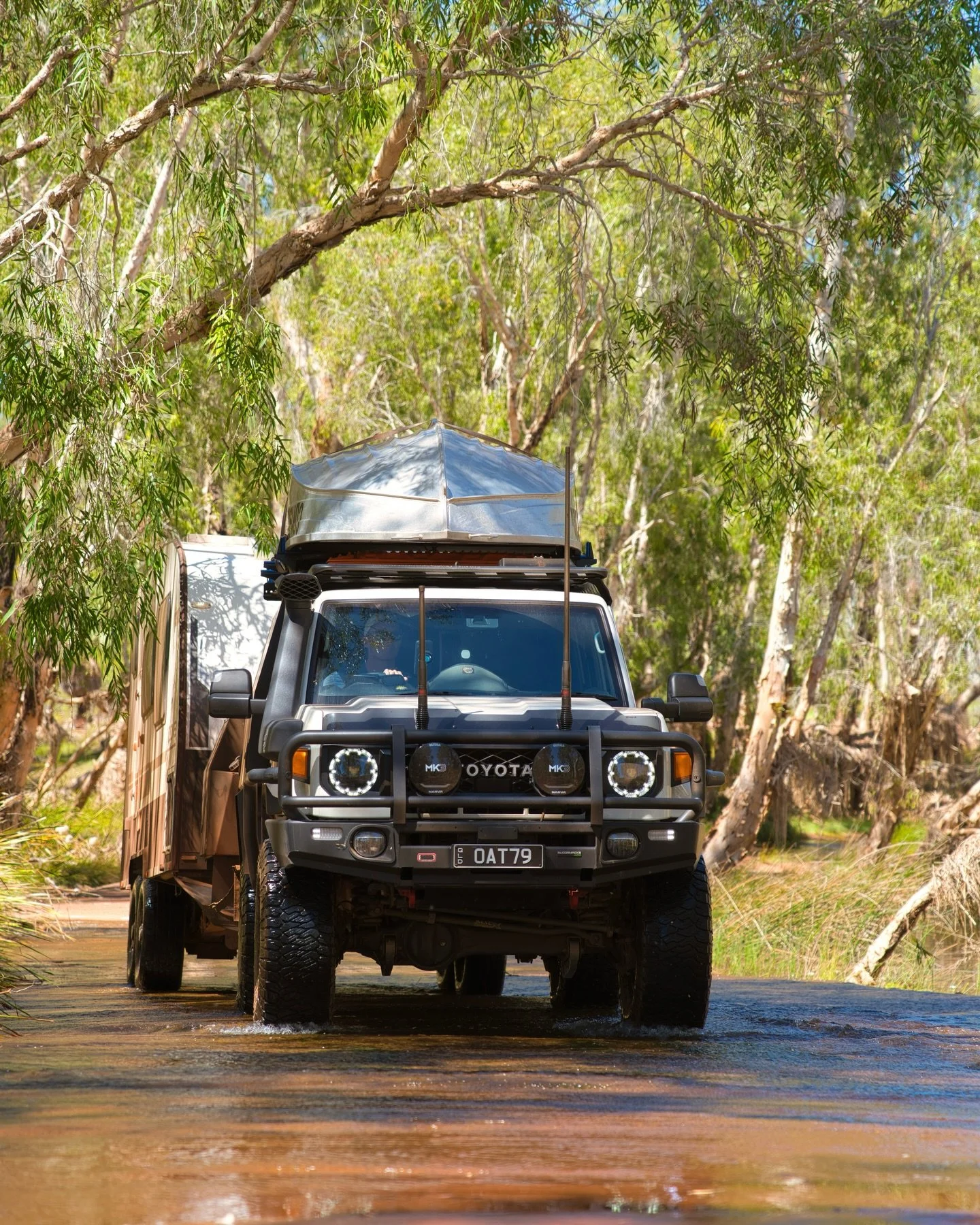 We took a detour on our way to Karratha and visited the Millstream Chichester National Park. And what a pleasant surprise this place was! 

Awesome free camps, river crossings, and a trip to the stunning Python Pool. 

Don&rsquo;t miss our full episo