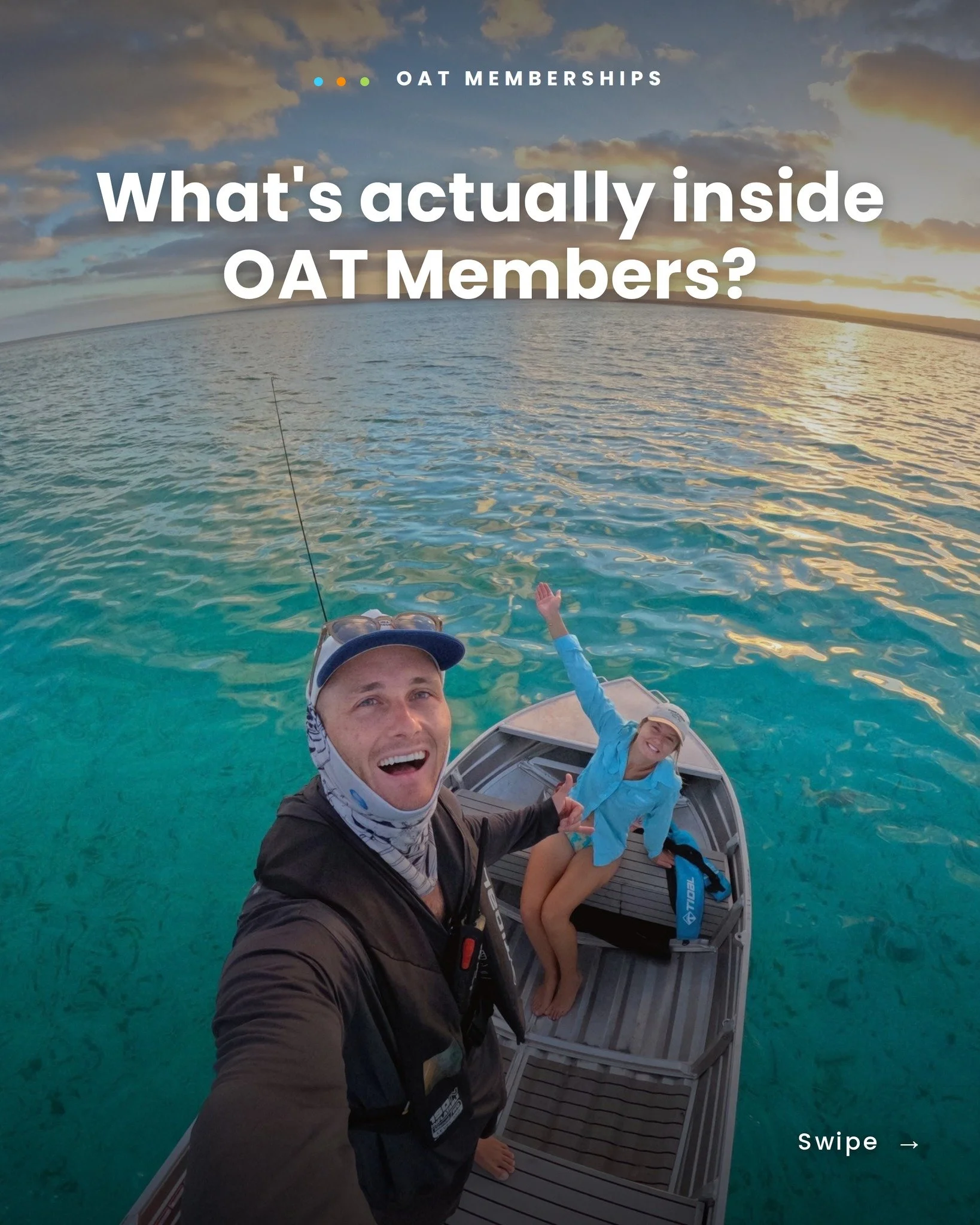 We've just launched our new OAT Members, and wanted to show you a little more detail about what's actually inside the community 😁

A monthly members podcast and bonus content, our private travel map with all the places we've been and recommend, mont