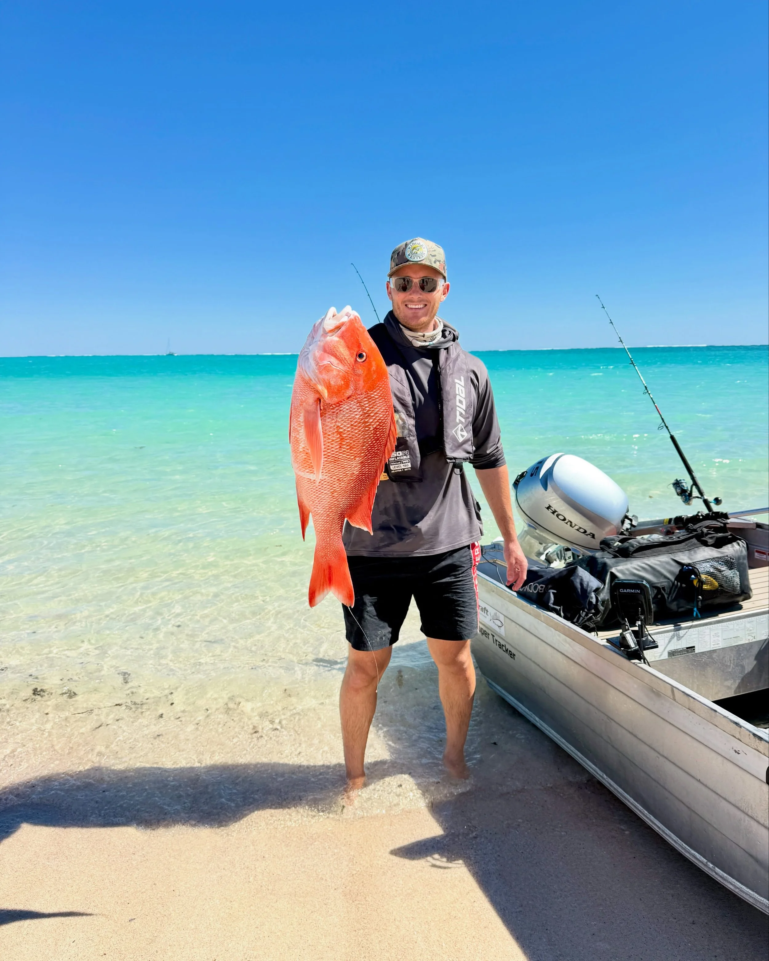 A last-minute decision to visit your friends on the Ningaloo is never a bad idea!

Brad even caught his first ever red!!

This was a quick detour on our way down south, so we didn&rsquo;t make a normal YouTube episode out of it. We did put some clips