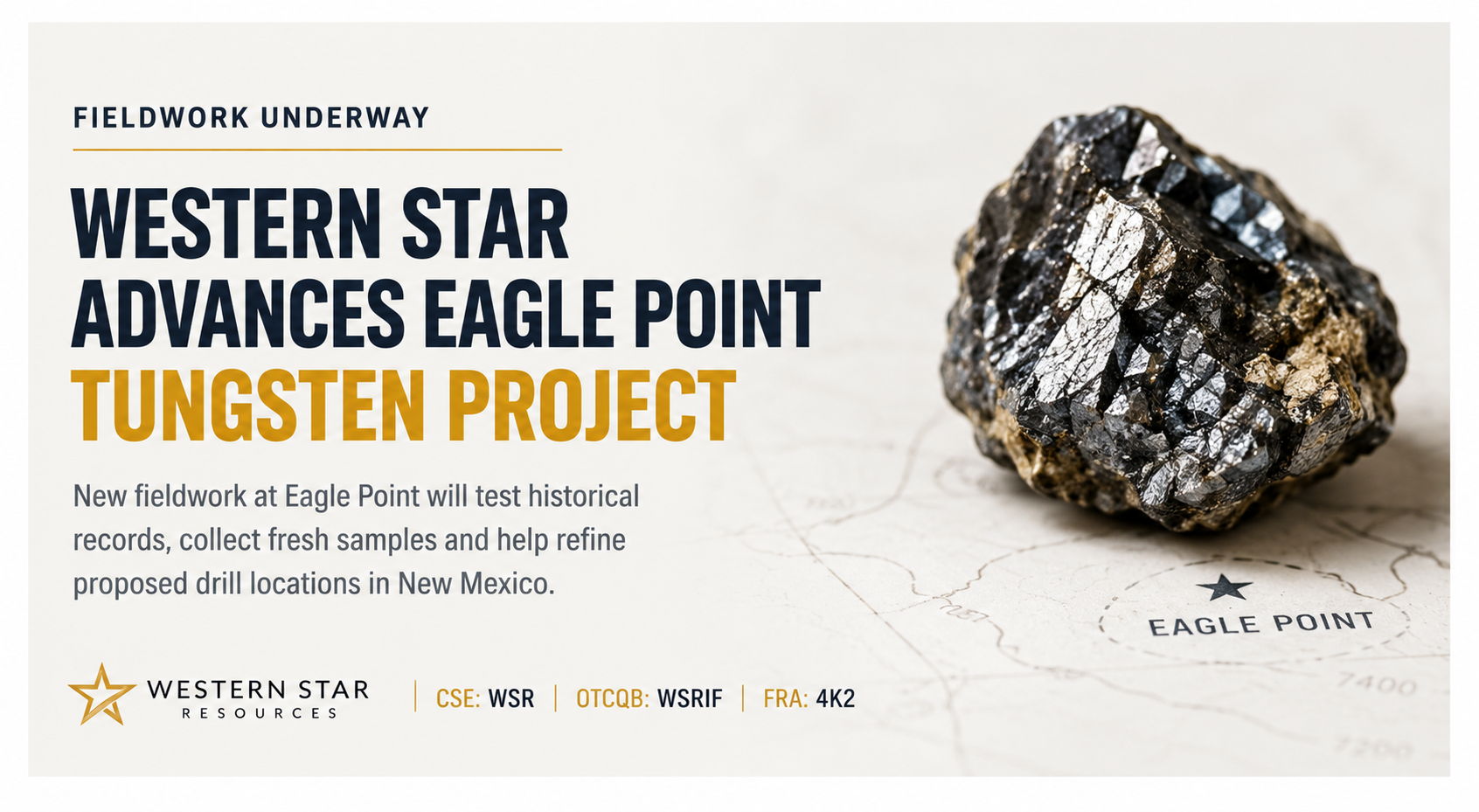 A Wartime U.S. Tungsten Project Is Back in Focus as Western Star Moves Toward Drilling